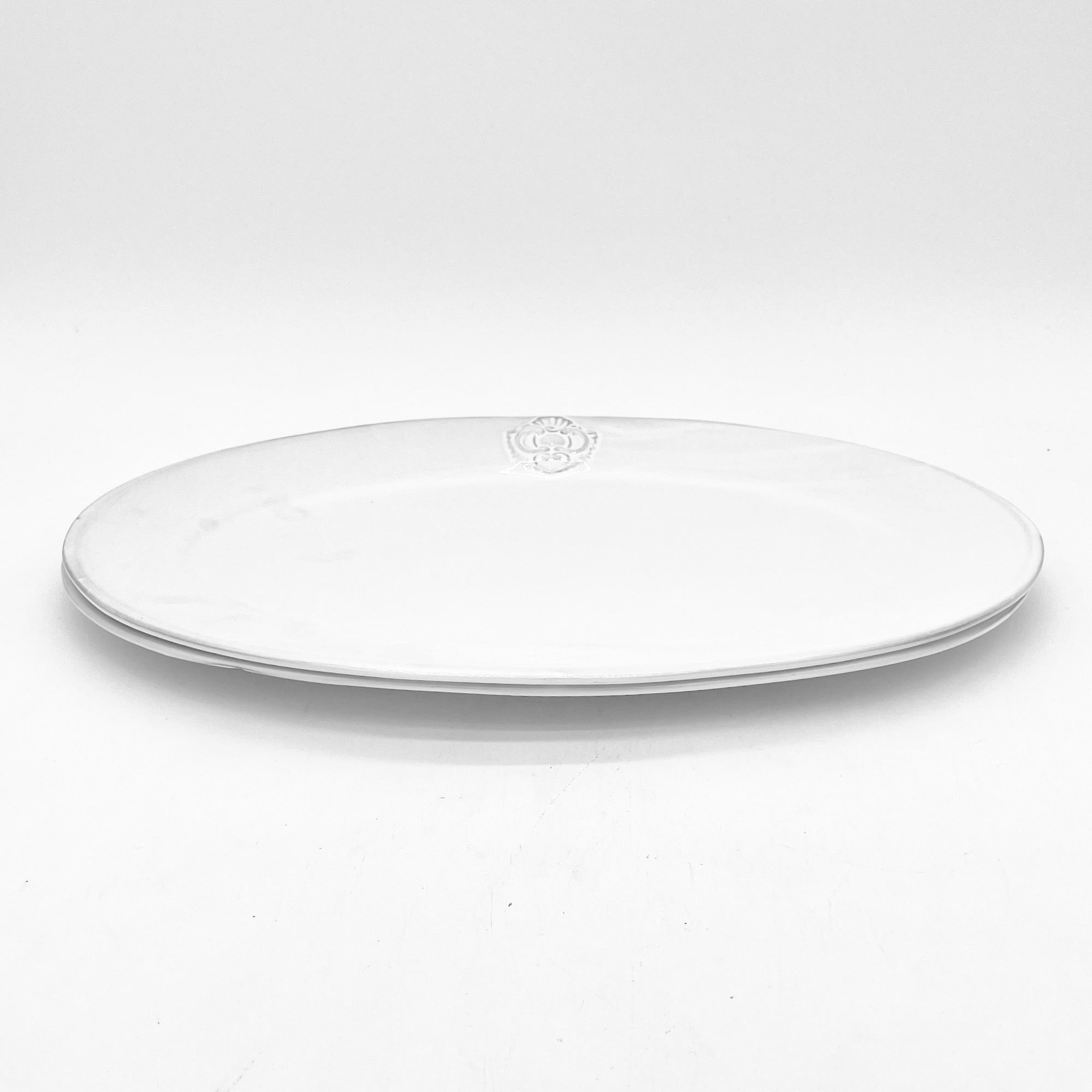 2 x Charles oval platter-CARRON-Paris