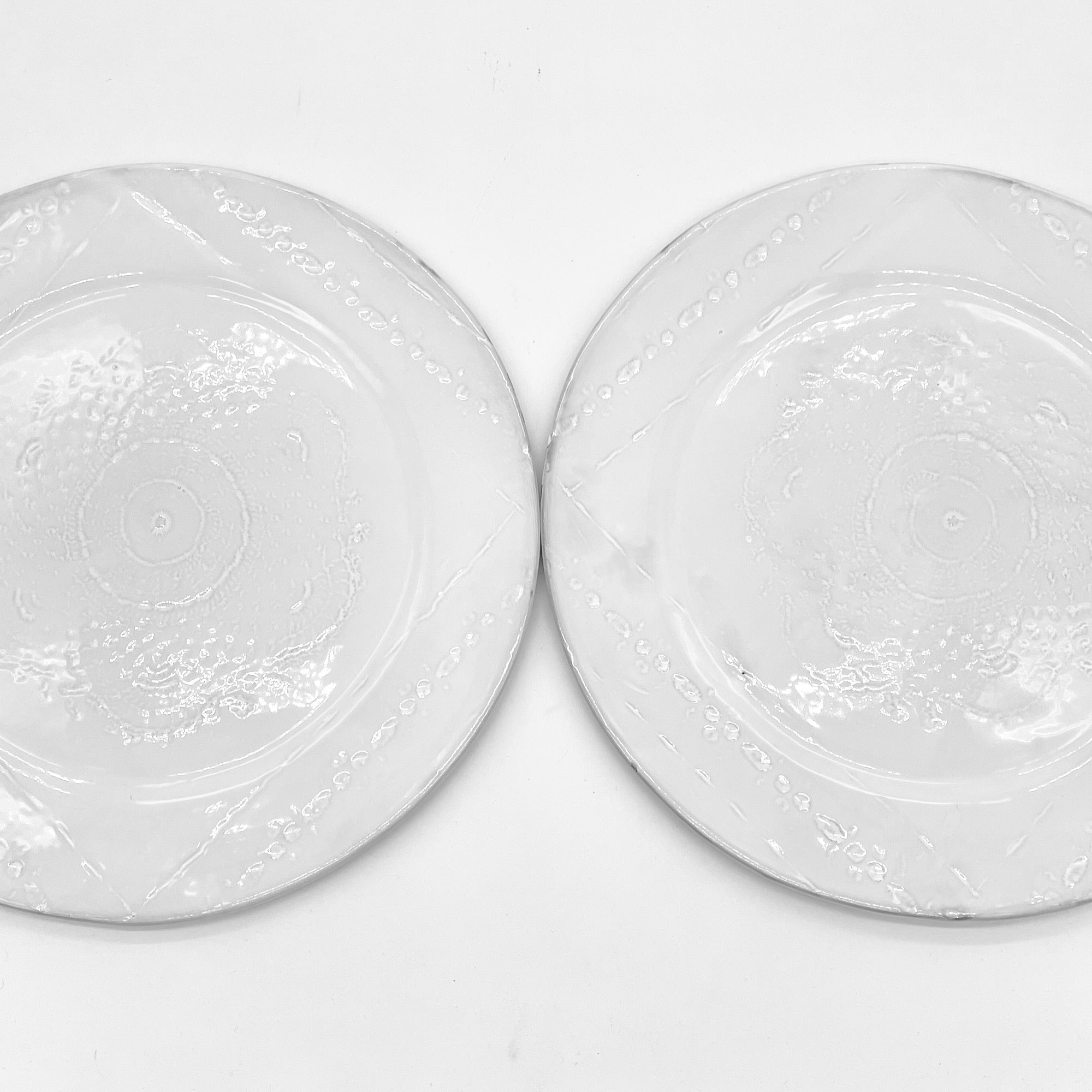 2 x Dentelle plates-CARRON-Paris