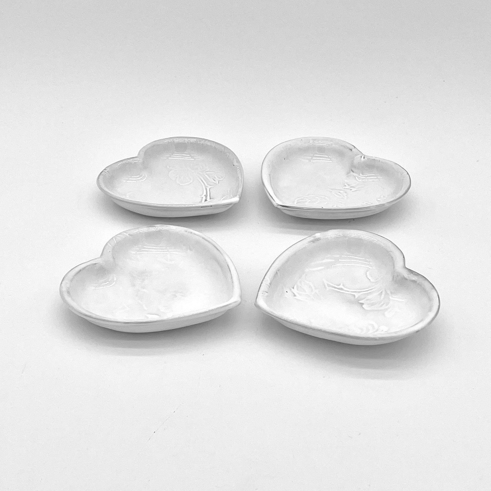 4 x Heart dish-CARRON-Paris