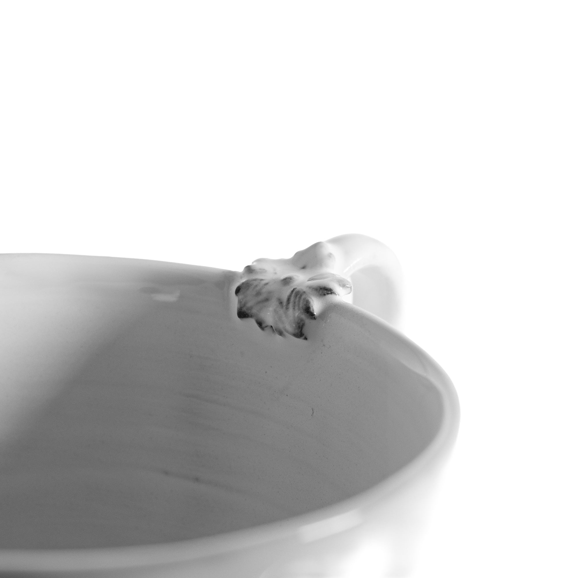 Marie-Antoinette flower mug with handle