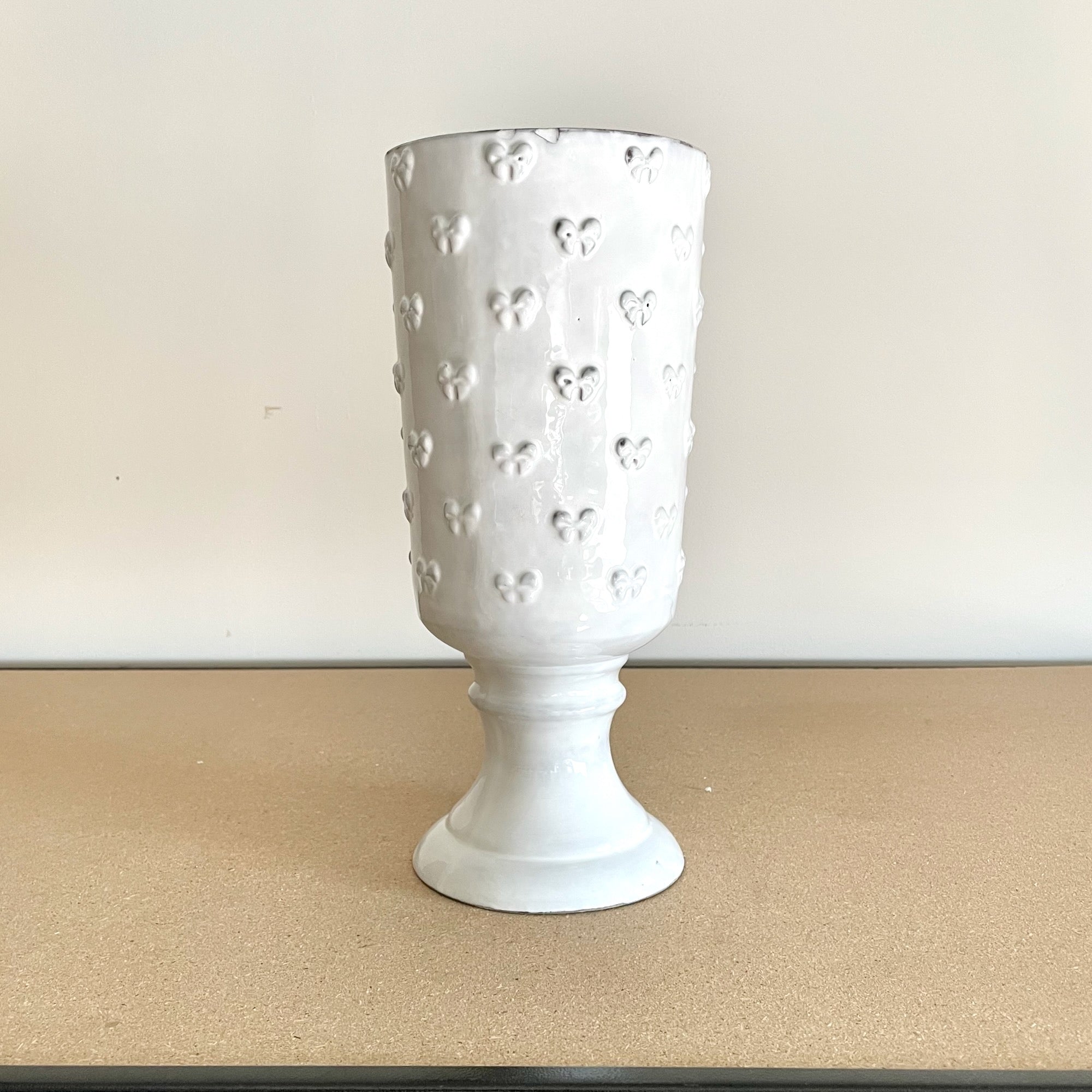 Vase à pied Nœud-Nœud