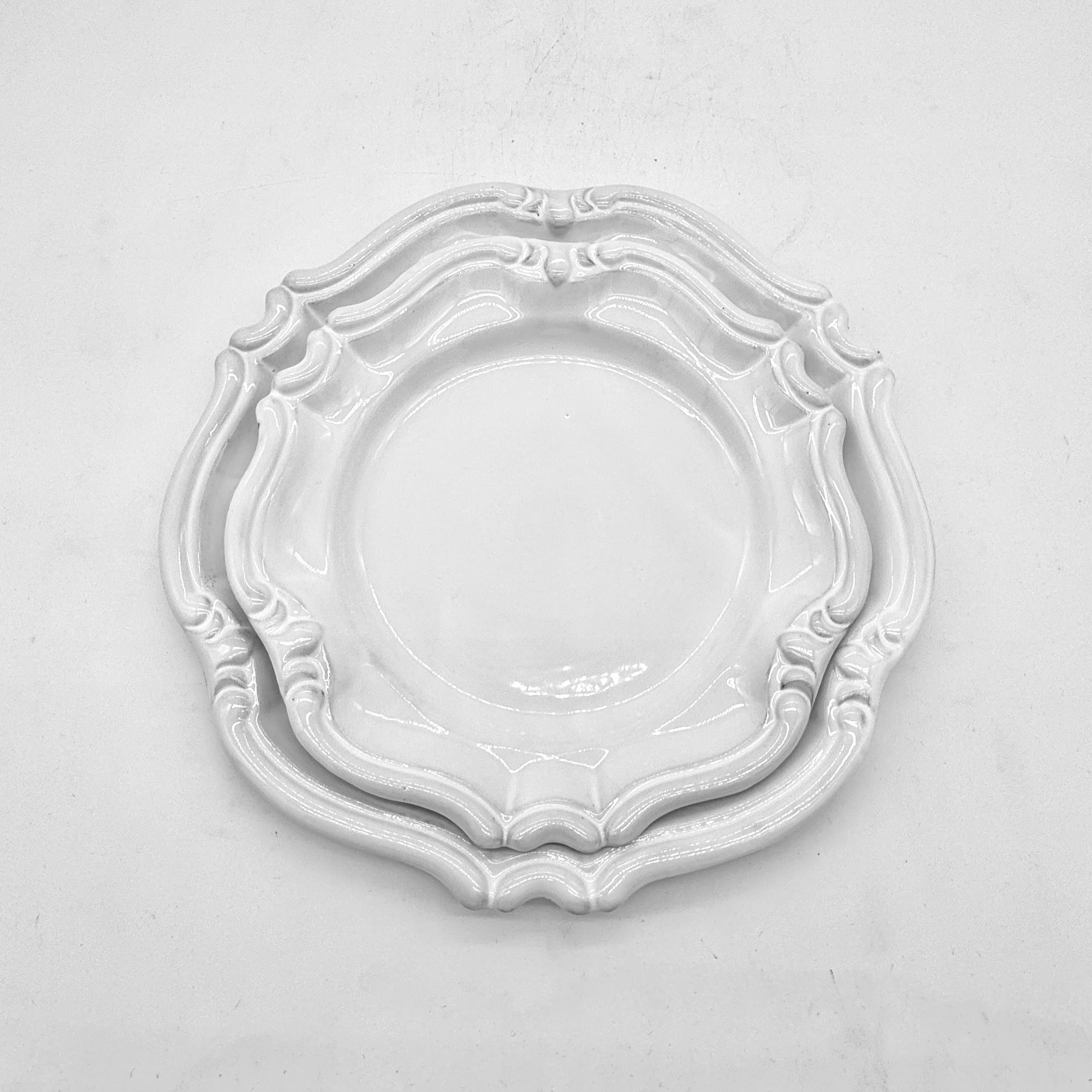 Set 1 x assiette Saint-Jacques ⌀ 25 + 1 x assiette Saint-Jacques ⌀ 21
