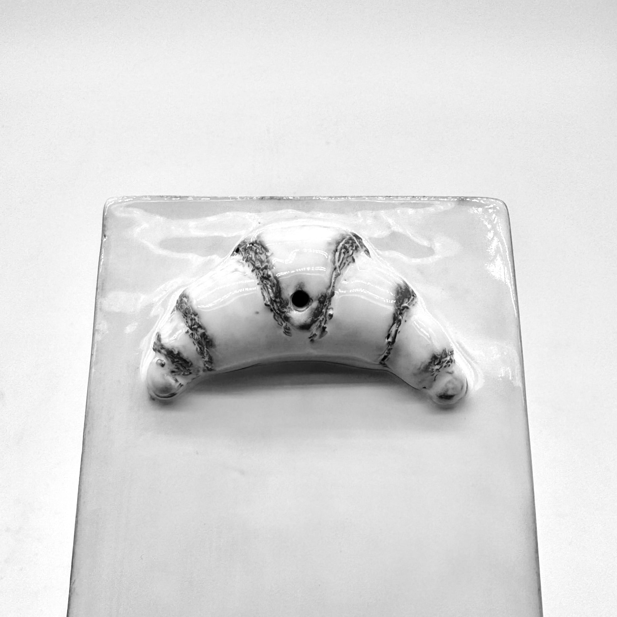 Croissant incense holder