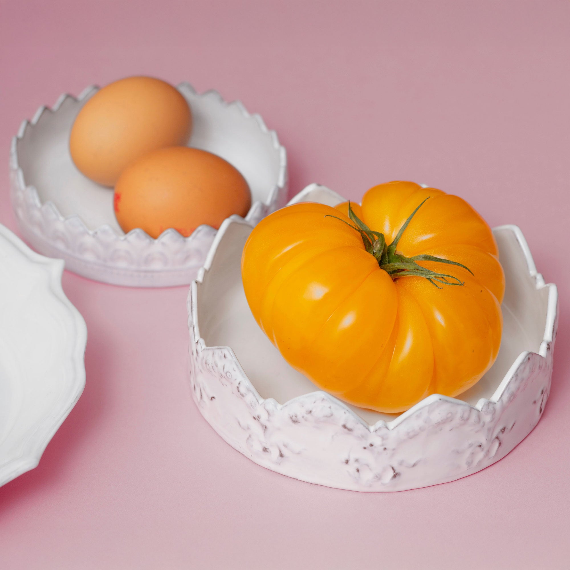 Couronne chiseled floral platter-CARRON-Paris