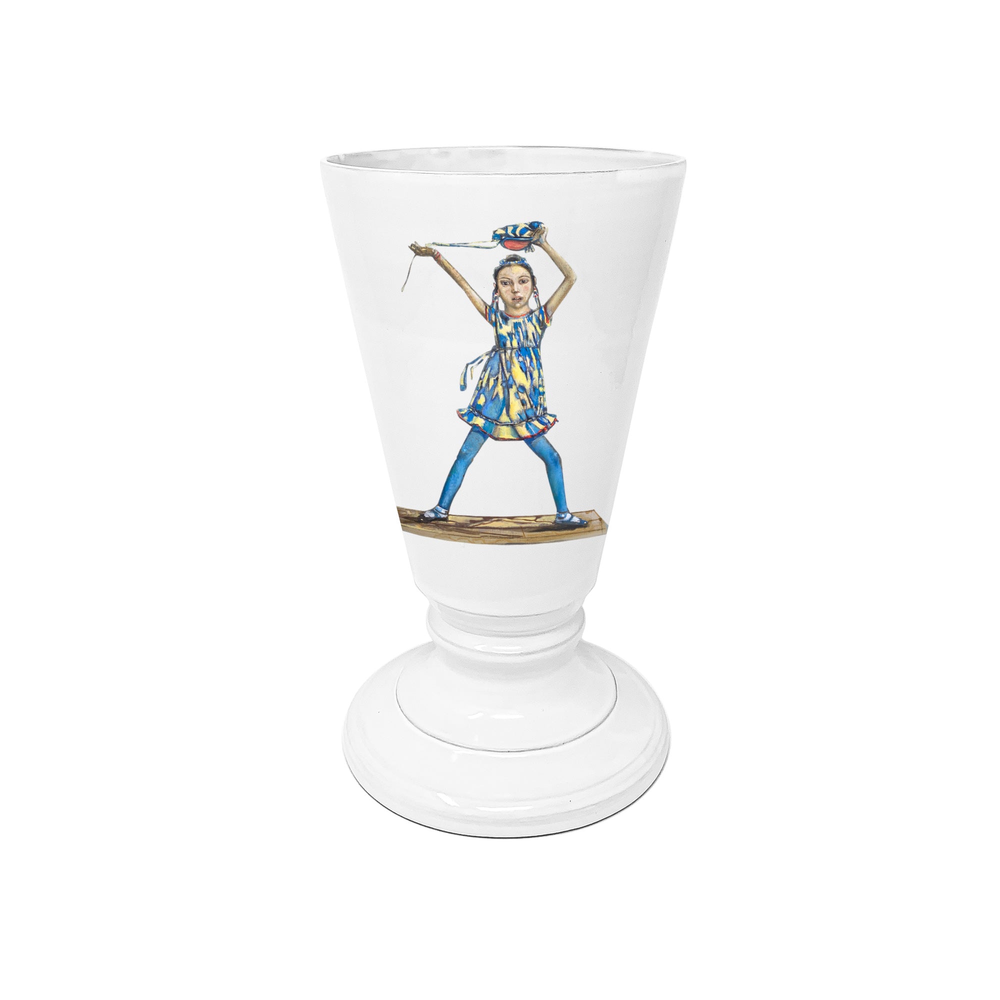 Dancer footed vase-M (⌀15 H28)-CARRON-Paris