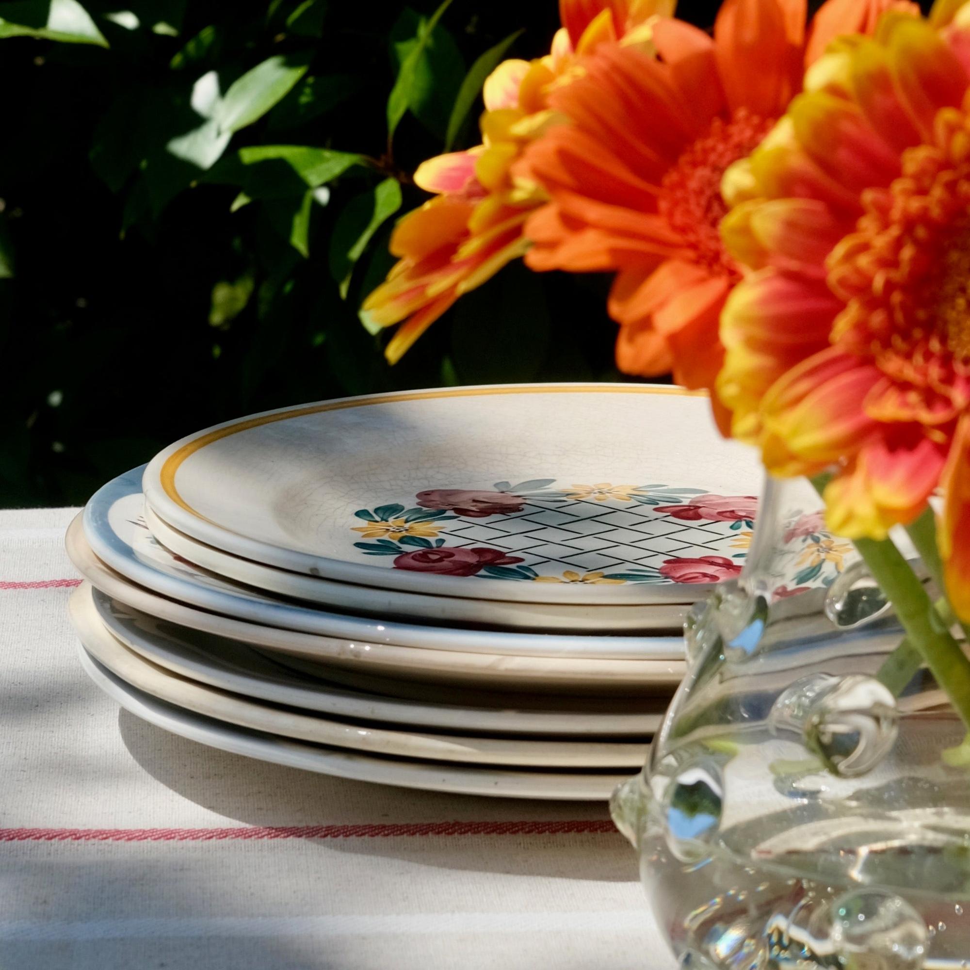 Flower crown plate-CARRON-Paris