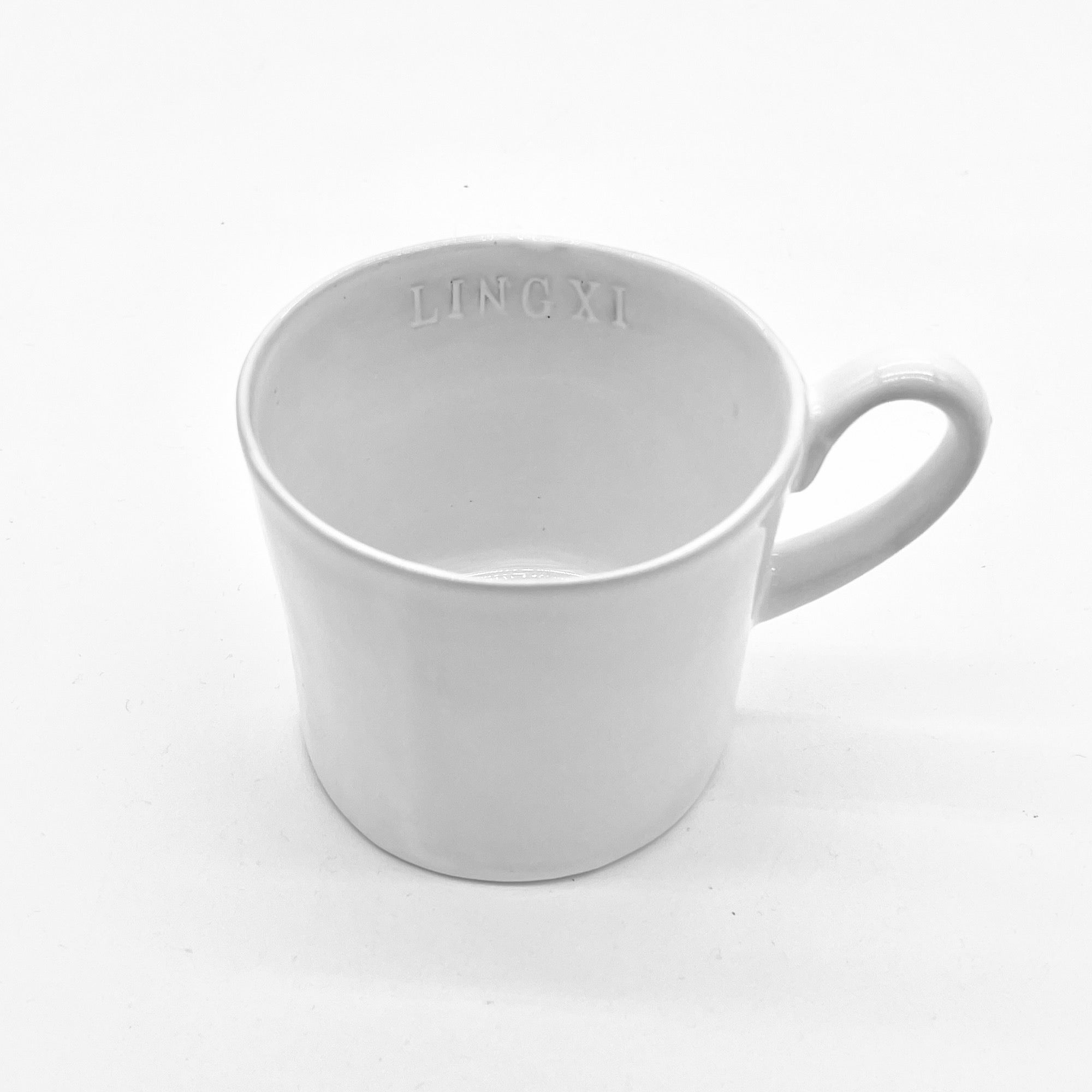 Letter seal mug with handle "Y"-CARRON-Paris