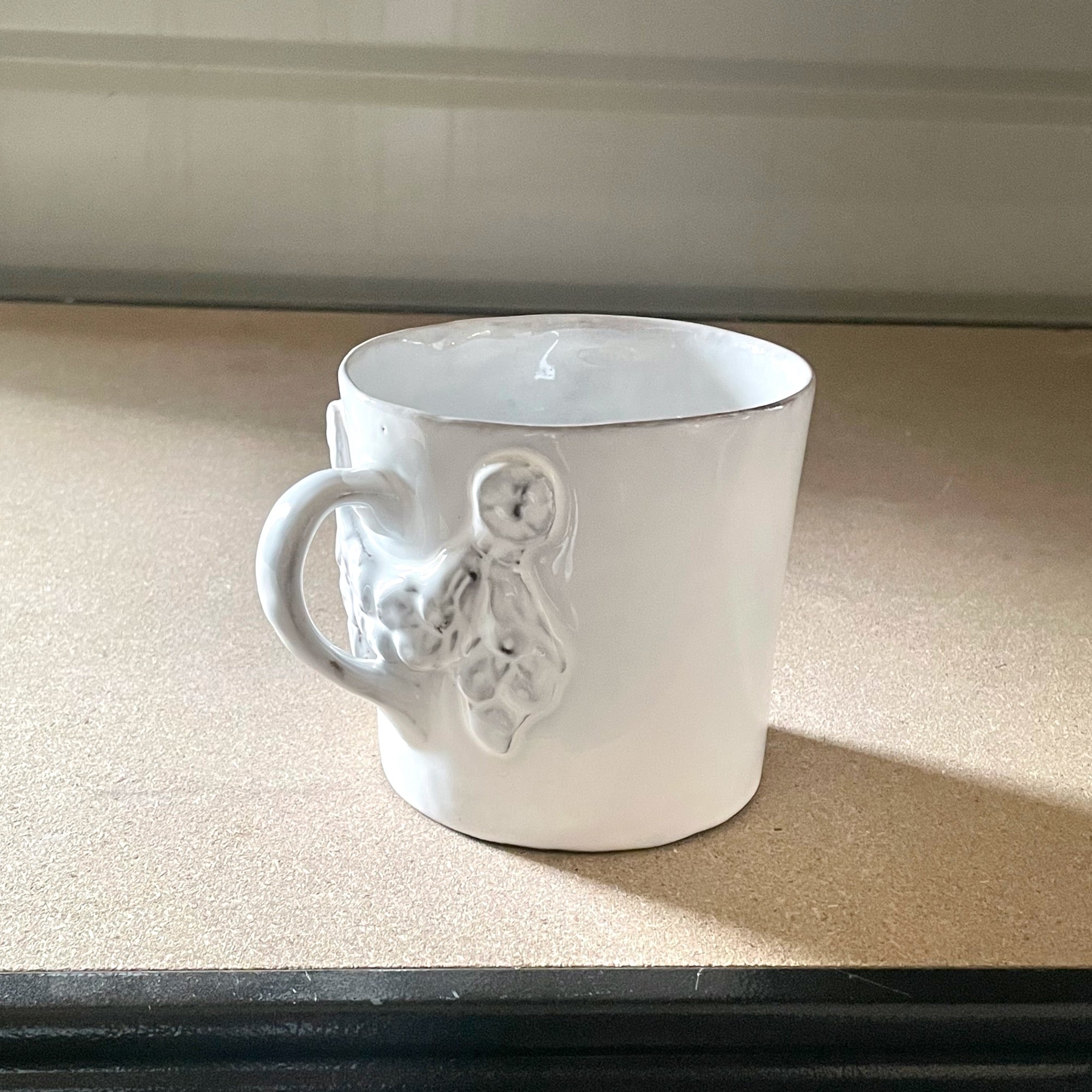 Marie-Antoinette mug with handle-XL (⌀10 H10)-CARRON-Paris