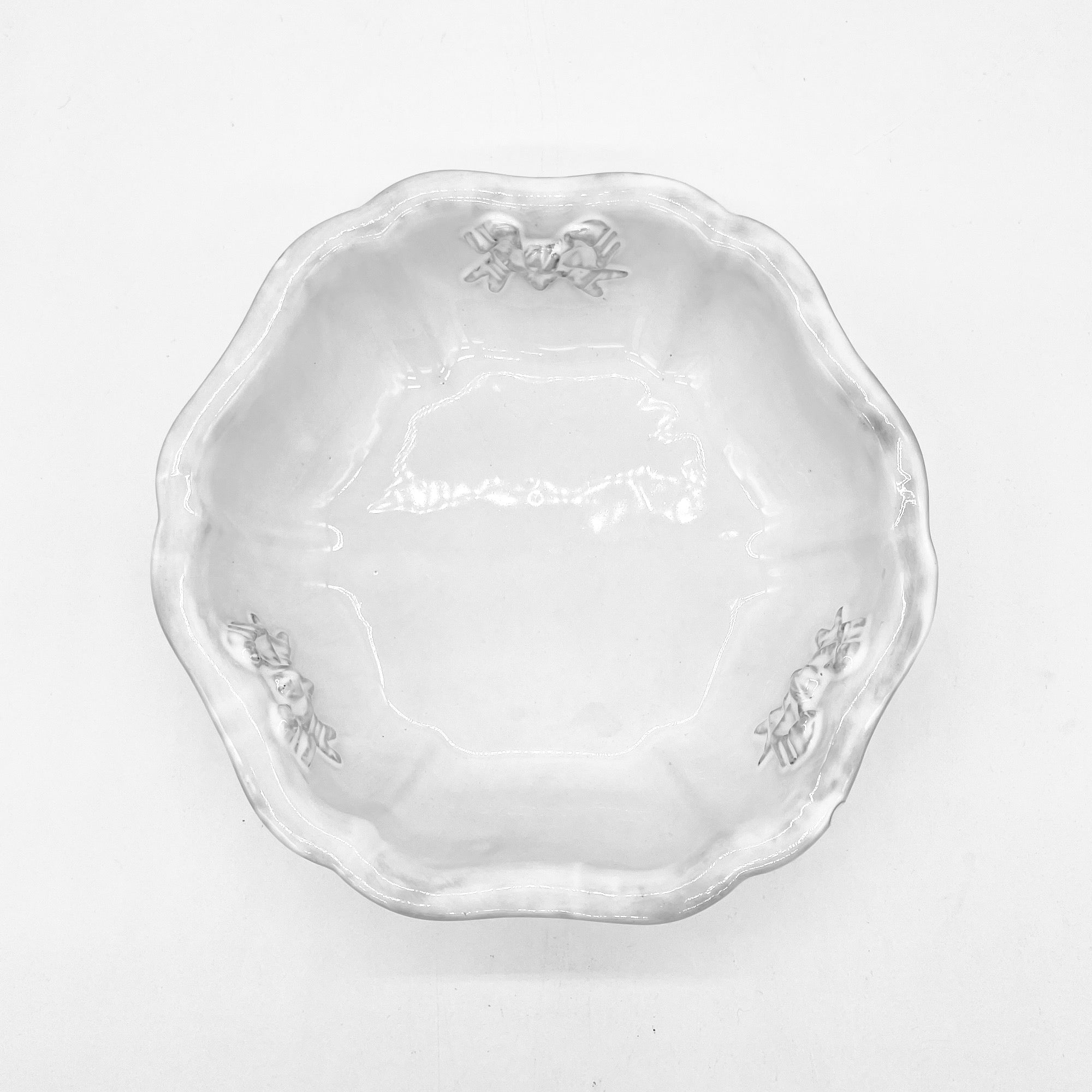 Marie-Antoinette ribbon salad bowl-CARRON-Paris