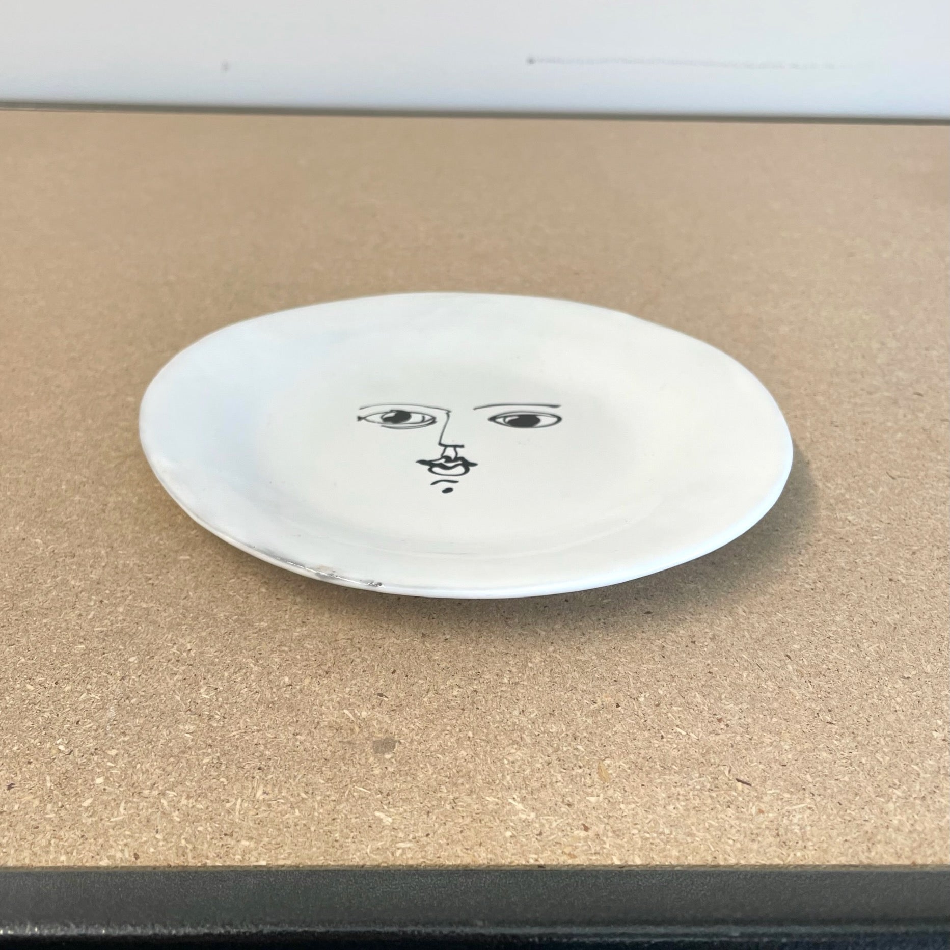 Moon plate-Dessert plate ⌀18 H1-CARRON-Paris