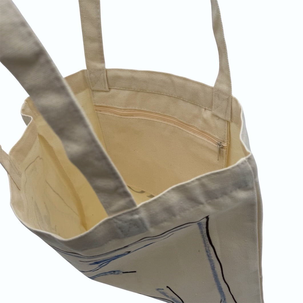 Tote CARRON - poche intérieure#Design_Gribouille