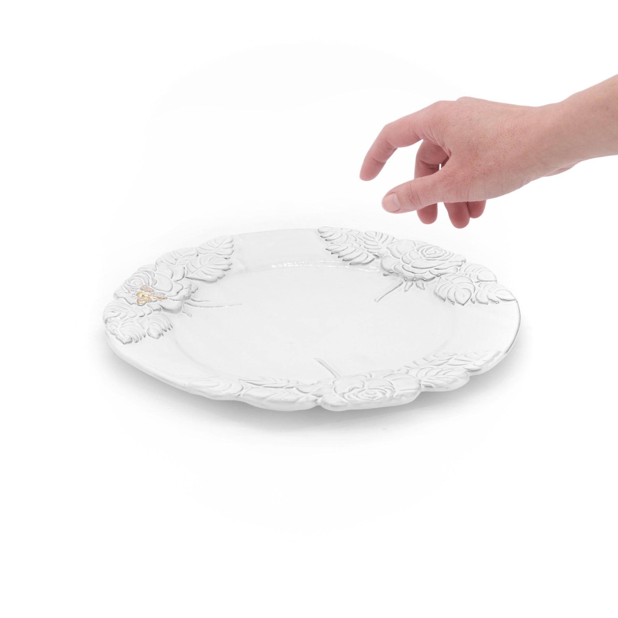 Rose plate-CARRON-Paris