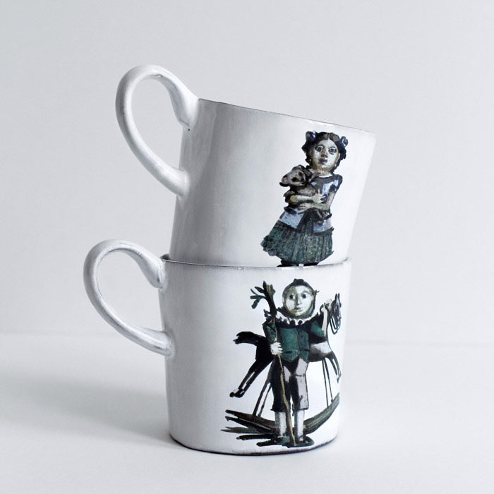 Mug Pierre Carron illustré#Illustration_The rocking horse
