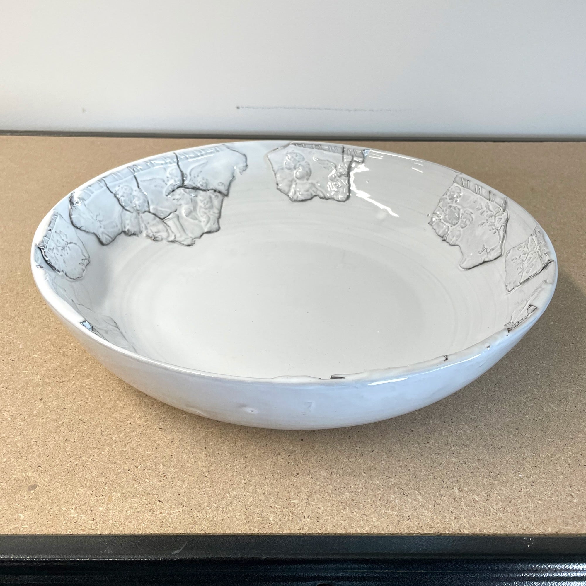 Vestige salad bowl-L (⌀34 H7)-CARRON-Paris