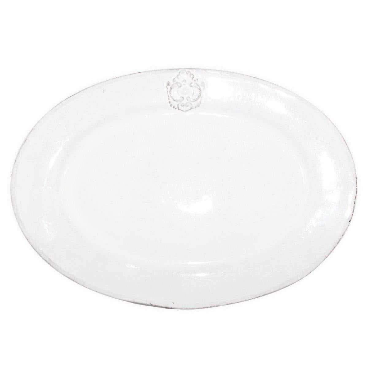 Charles oval platter-L (33x23,5x2cm)-Handmade in France by CARRON