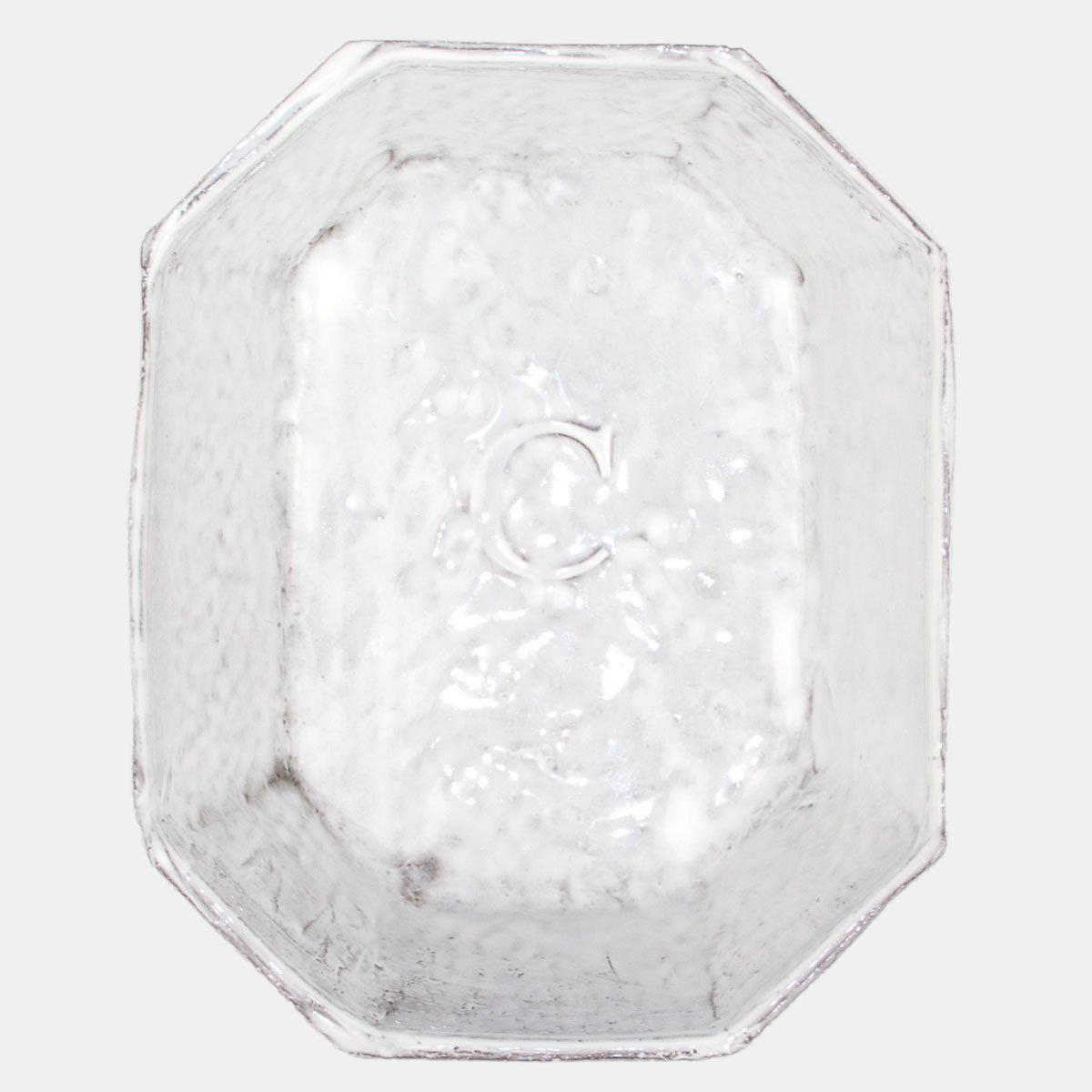 Dentelle platter-Shallow platter (21x17x6cm)-Handmade in France by CARRON