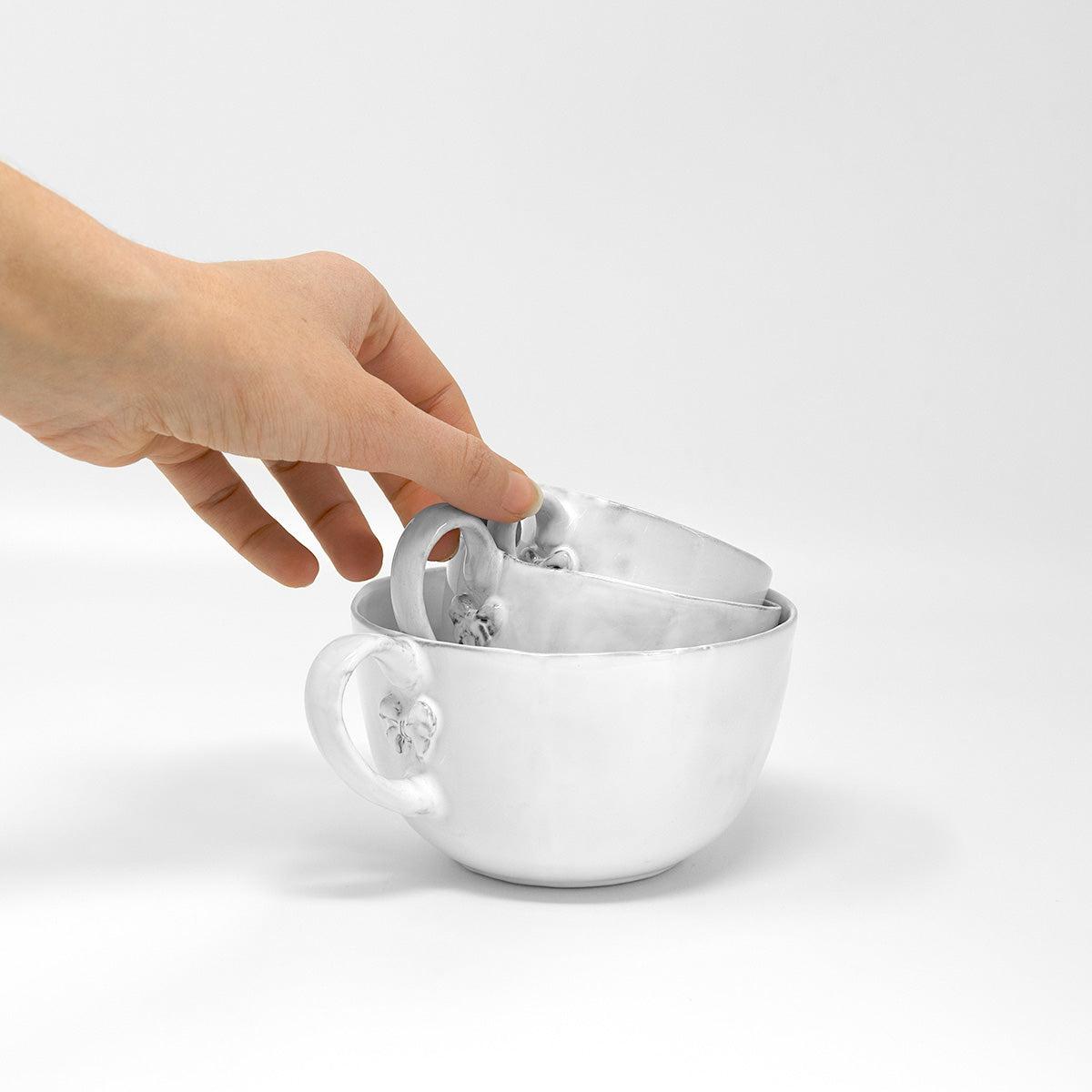 Marie-Antoinette knot cup with handle-CARRON-Paris