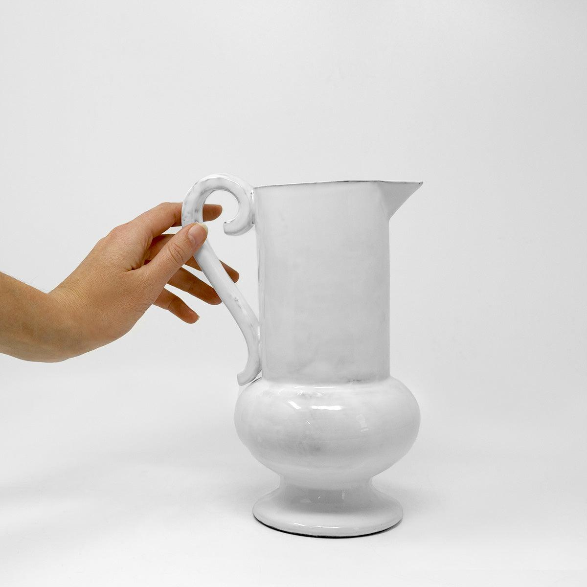 Paris pitcher with decorated handle-9x20x27cm-CARRON-Paris