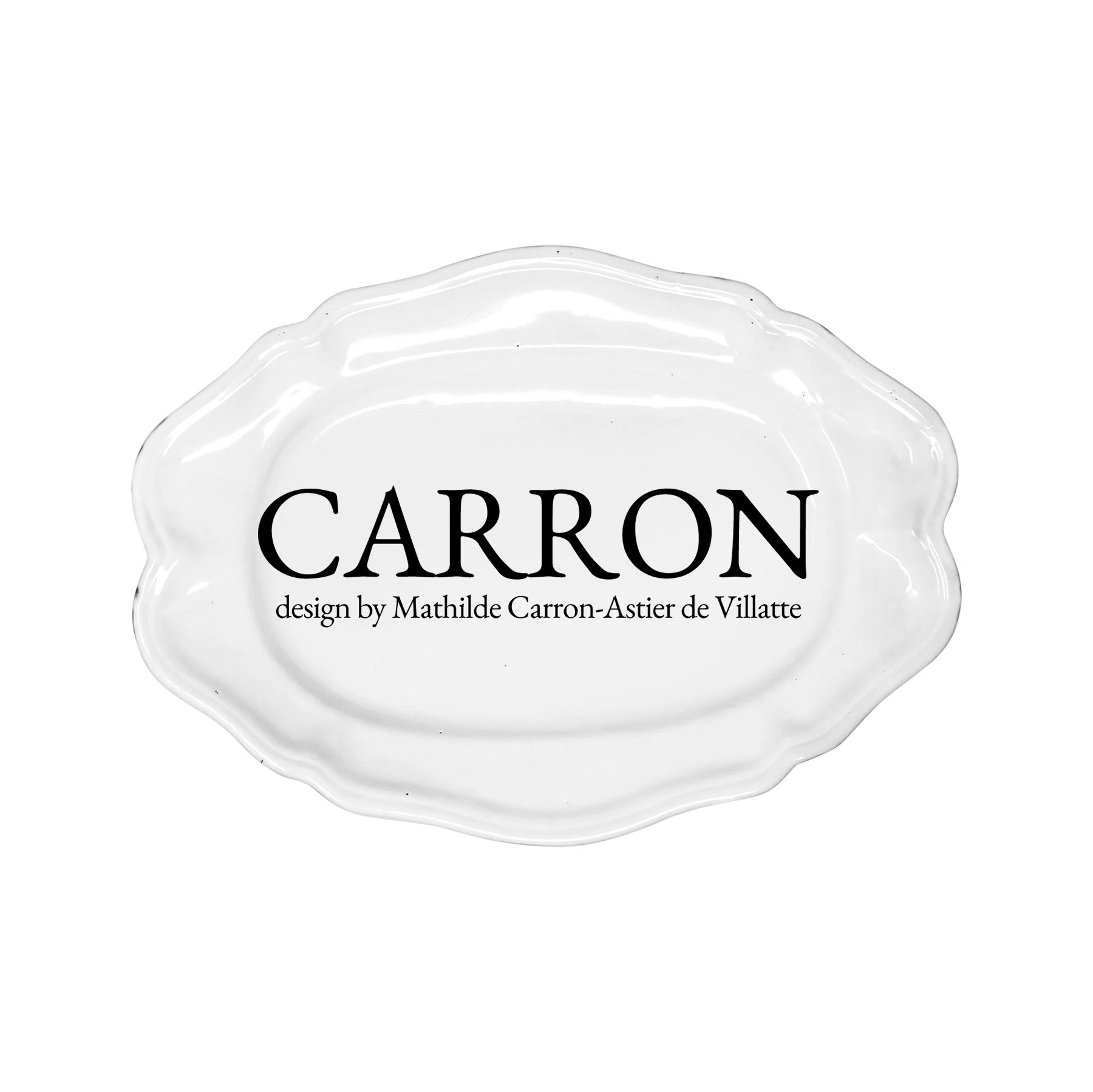 Louis XV platter CARRON by Mathilde-39x29x4cm-CARRON-Paris