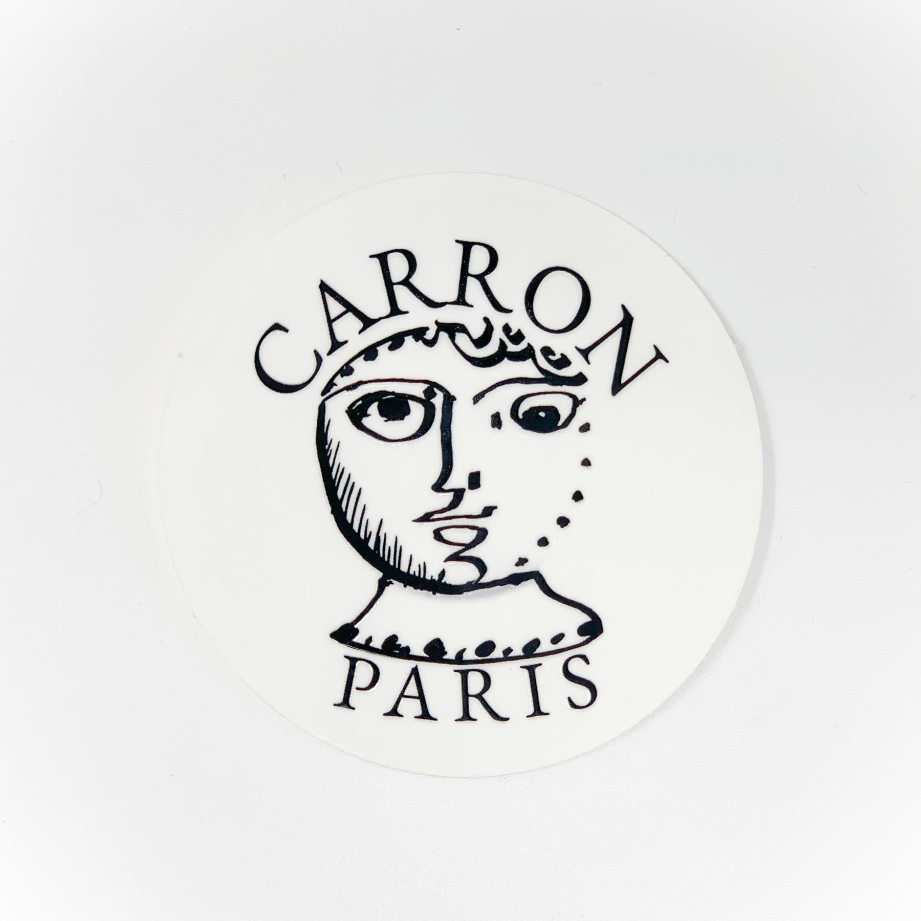 Stickers ( x50 pack ) - white handmade ceramic piece - white handmade faience by CARRON Paris