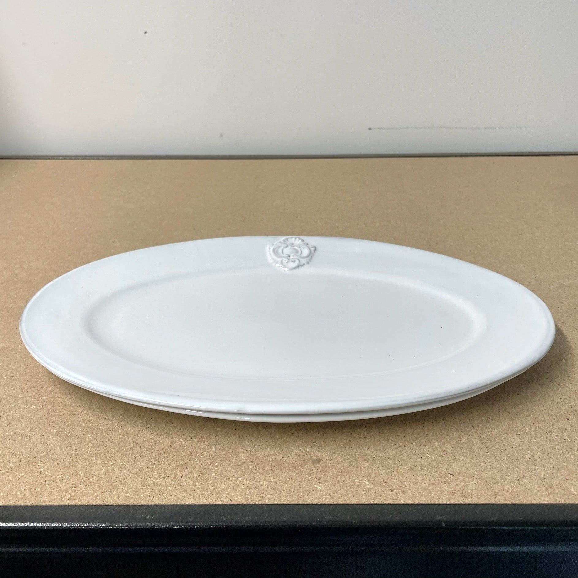 2 x Charles oval platter-33x23 H2-CARRON-Paris