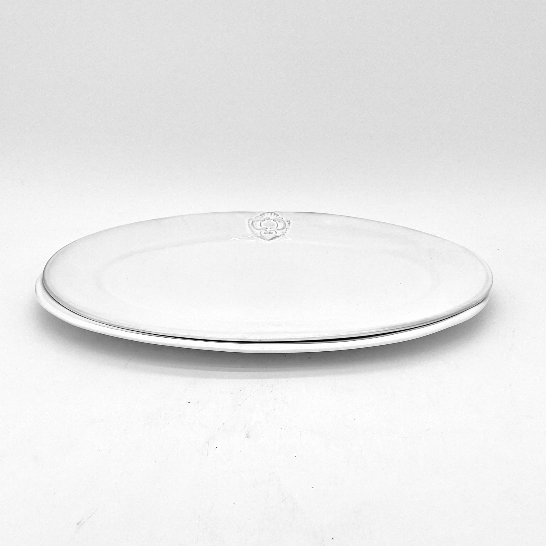 2 x Charles oval platter-CARRON-Paris