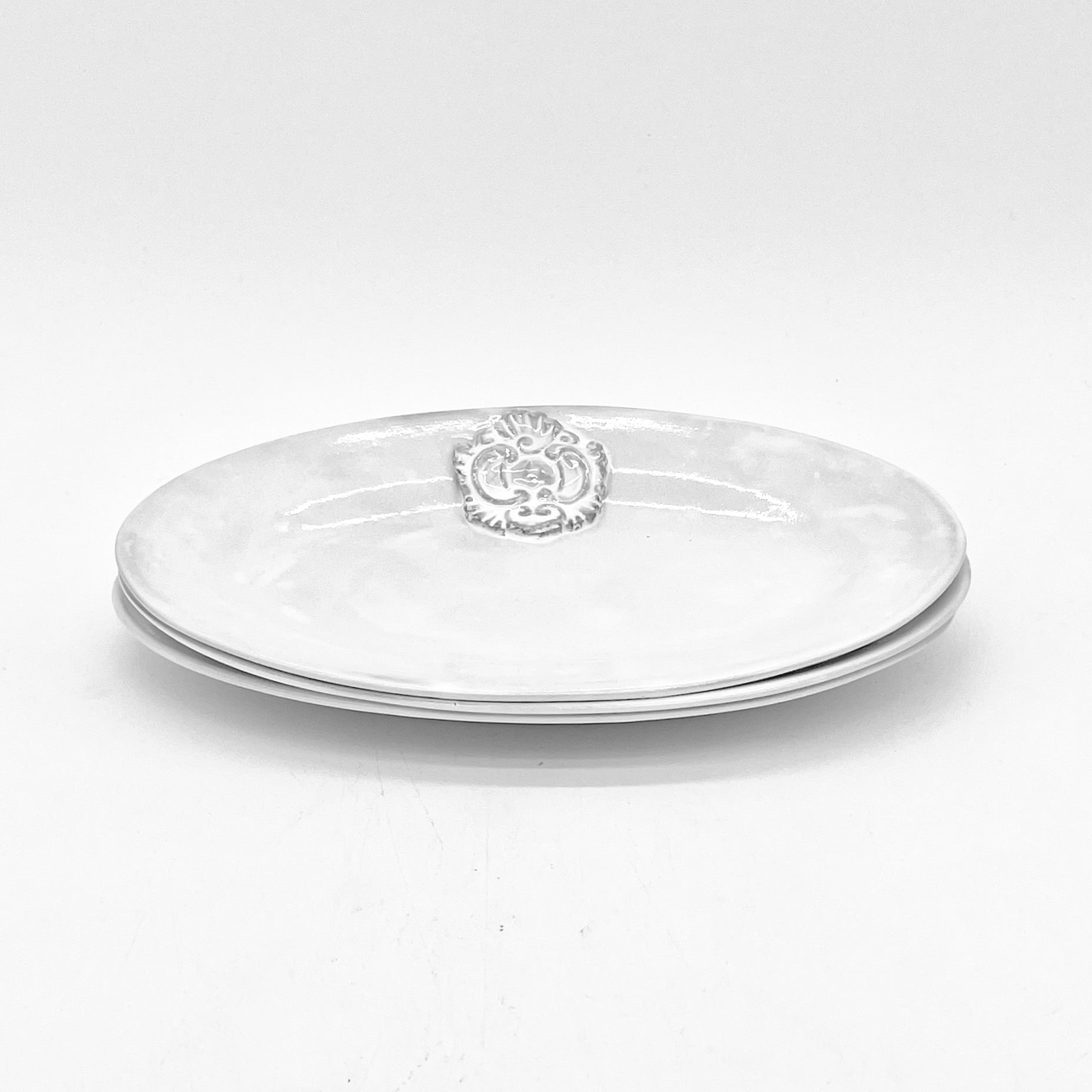 3 x Charles oval platter-CARRON-Paris