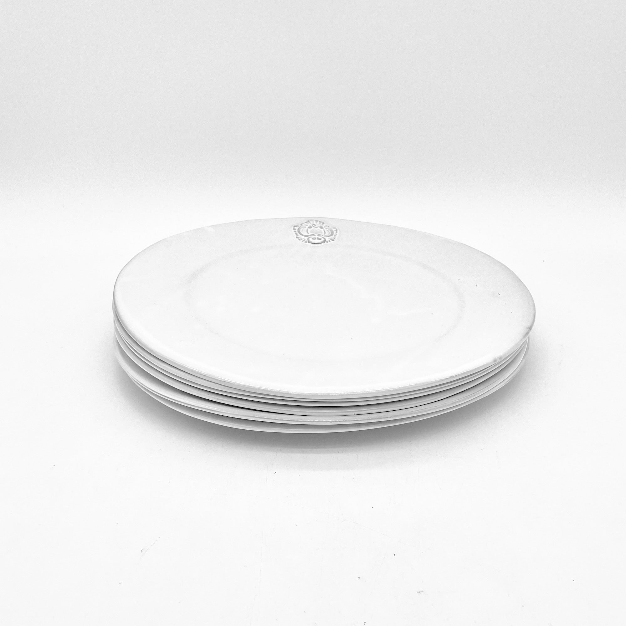 6 x Large flat plate Charles-CARRON-Paris