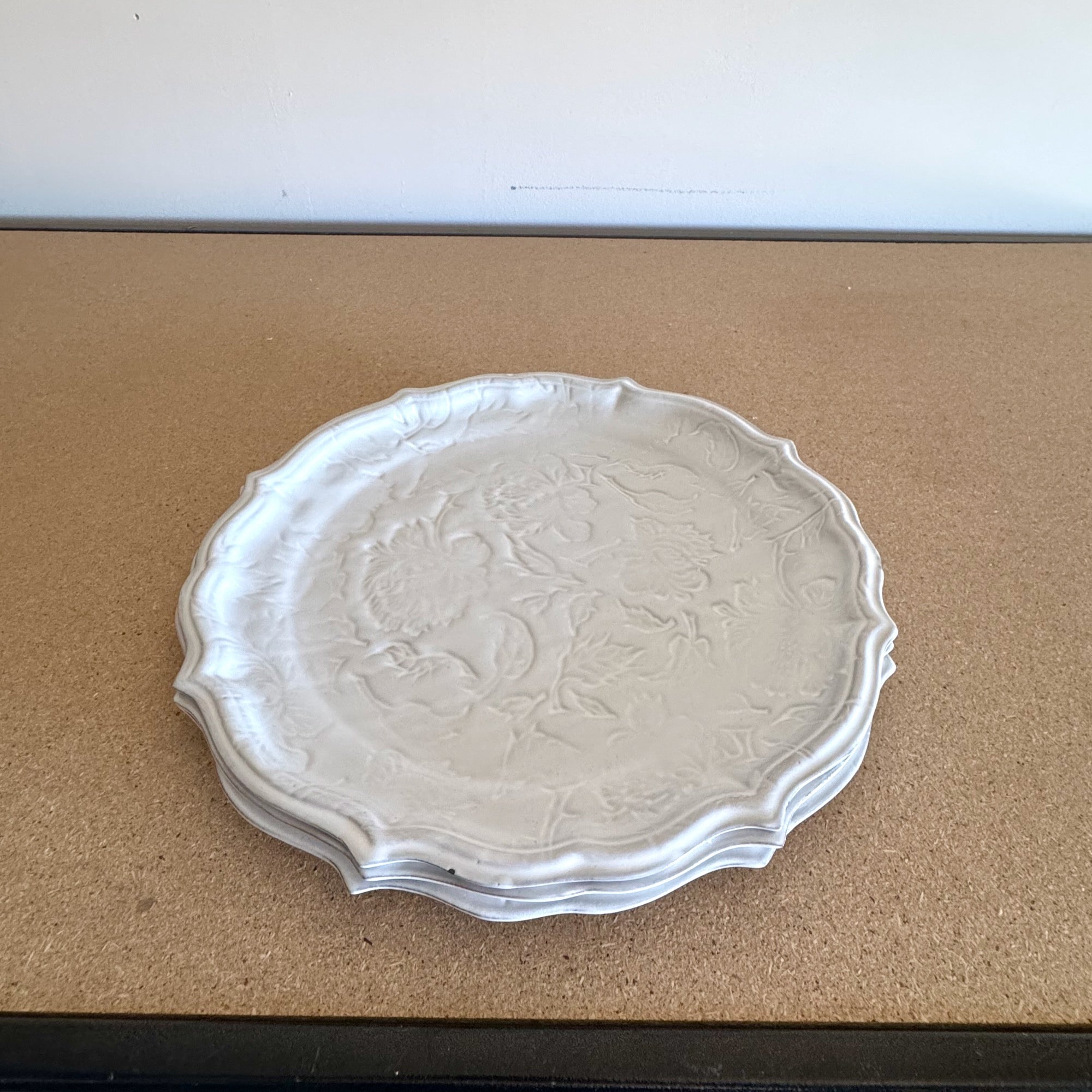 Set 3 x Campagne pivoine plate