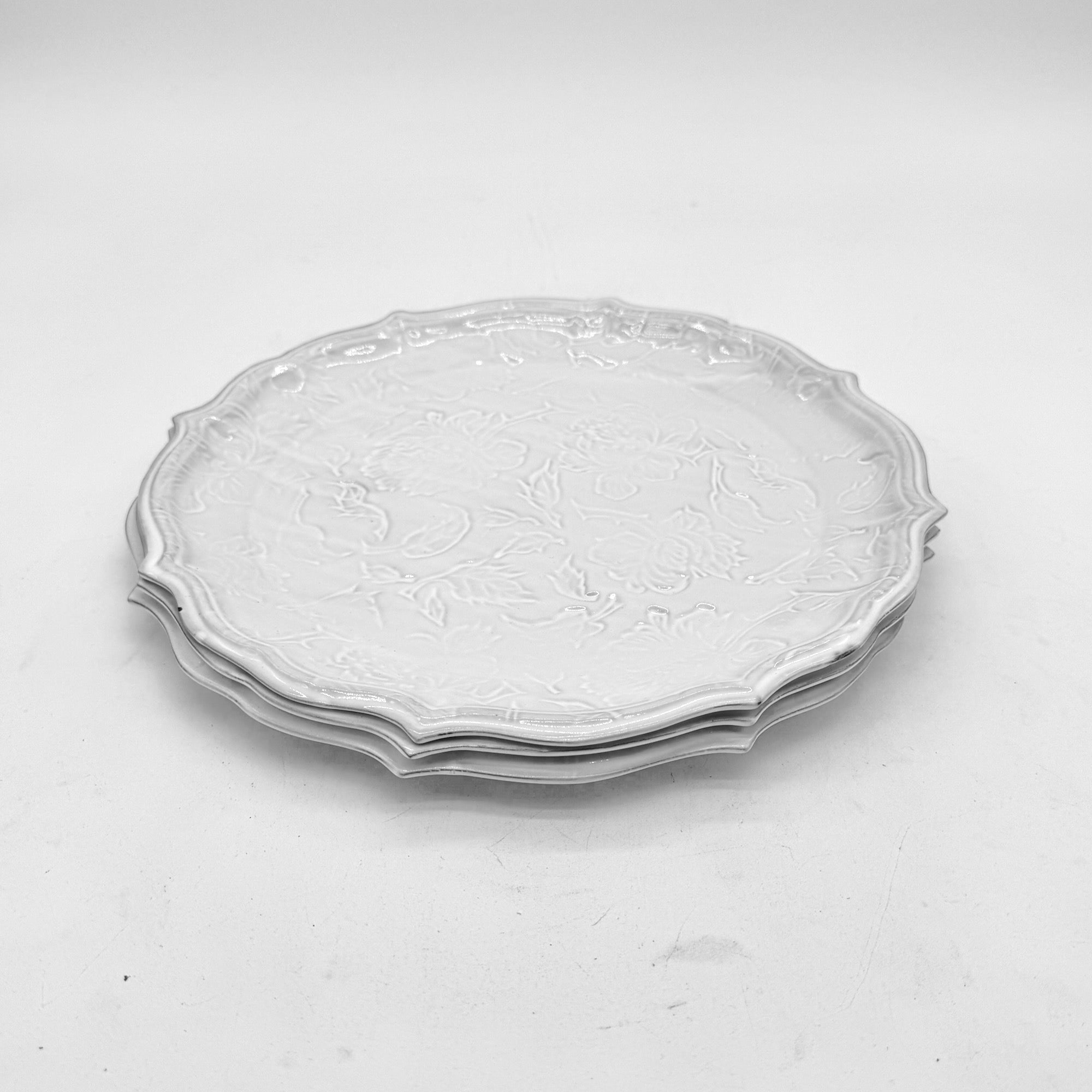 Set 3 x Campagne pivoine plate