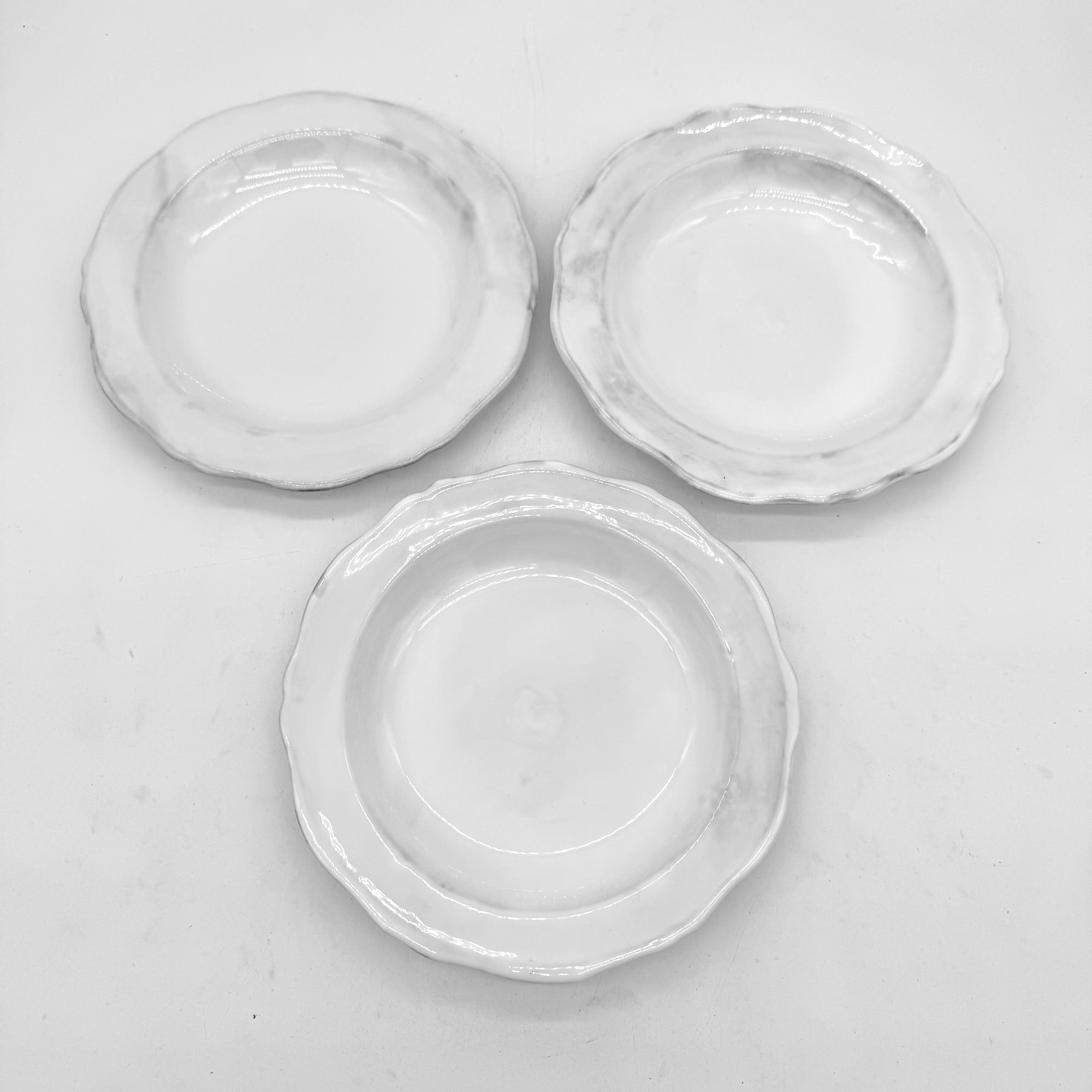 3 x Soup plate Louis XV