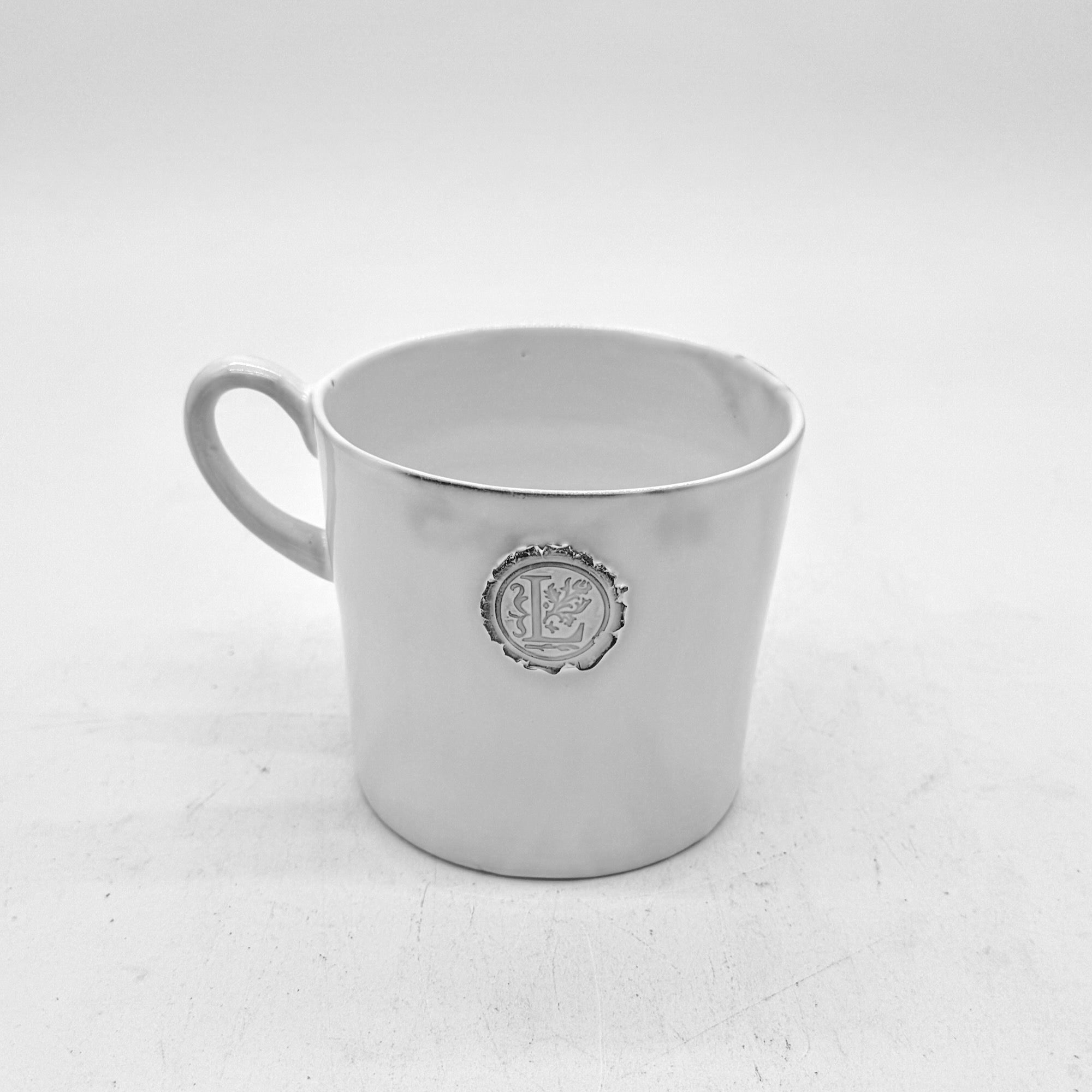 Letter seal mug with handle "L" size XL