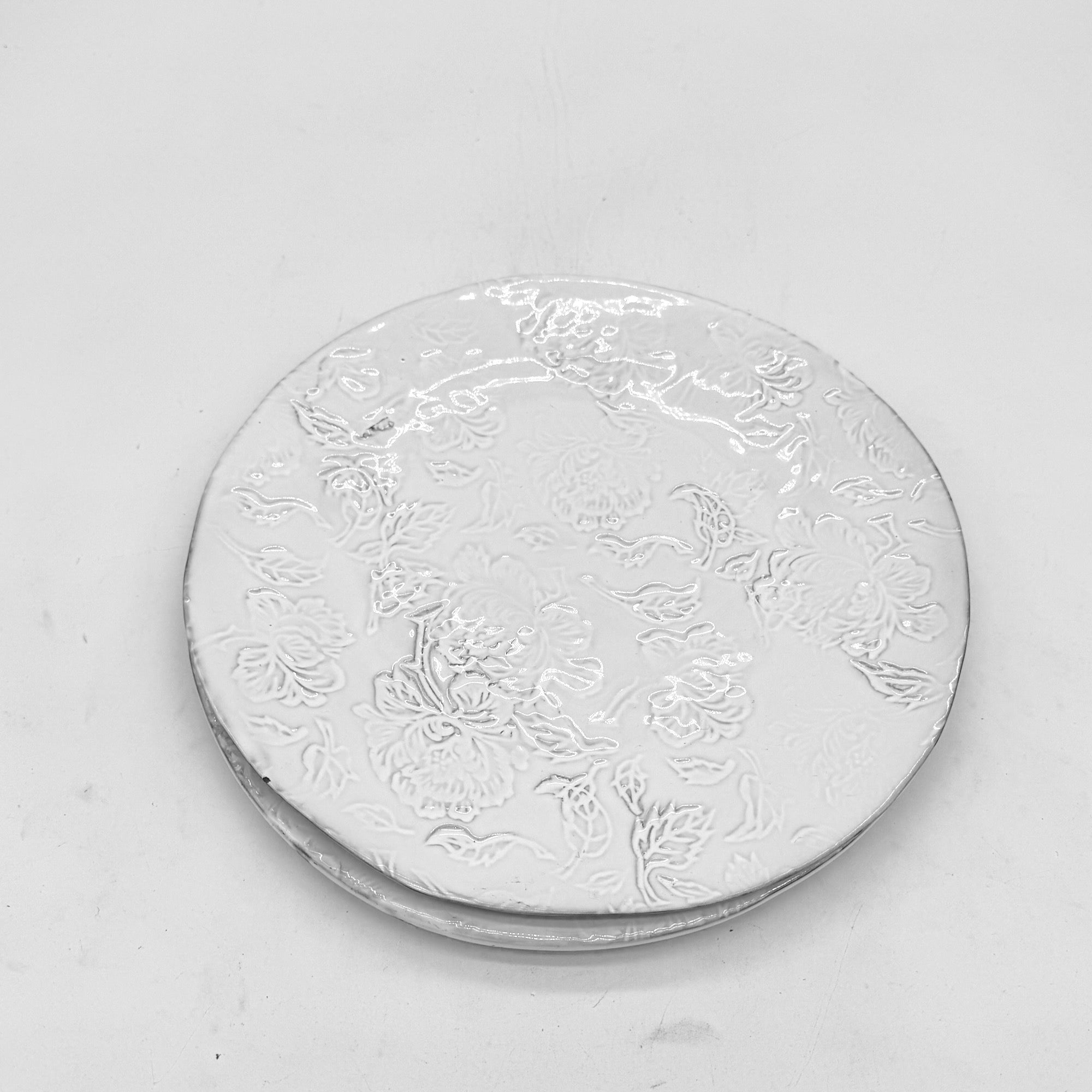 2x Assiette plate ⌀29 Pivoine