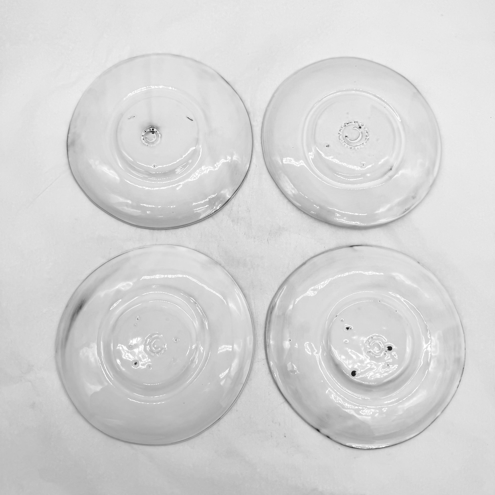 Set 4 x Soucoupe nœud Marie-Antoinette