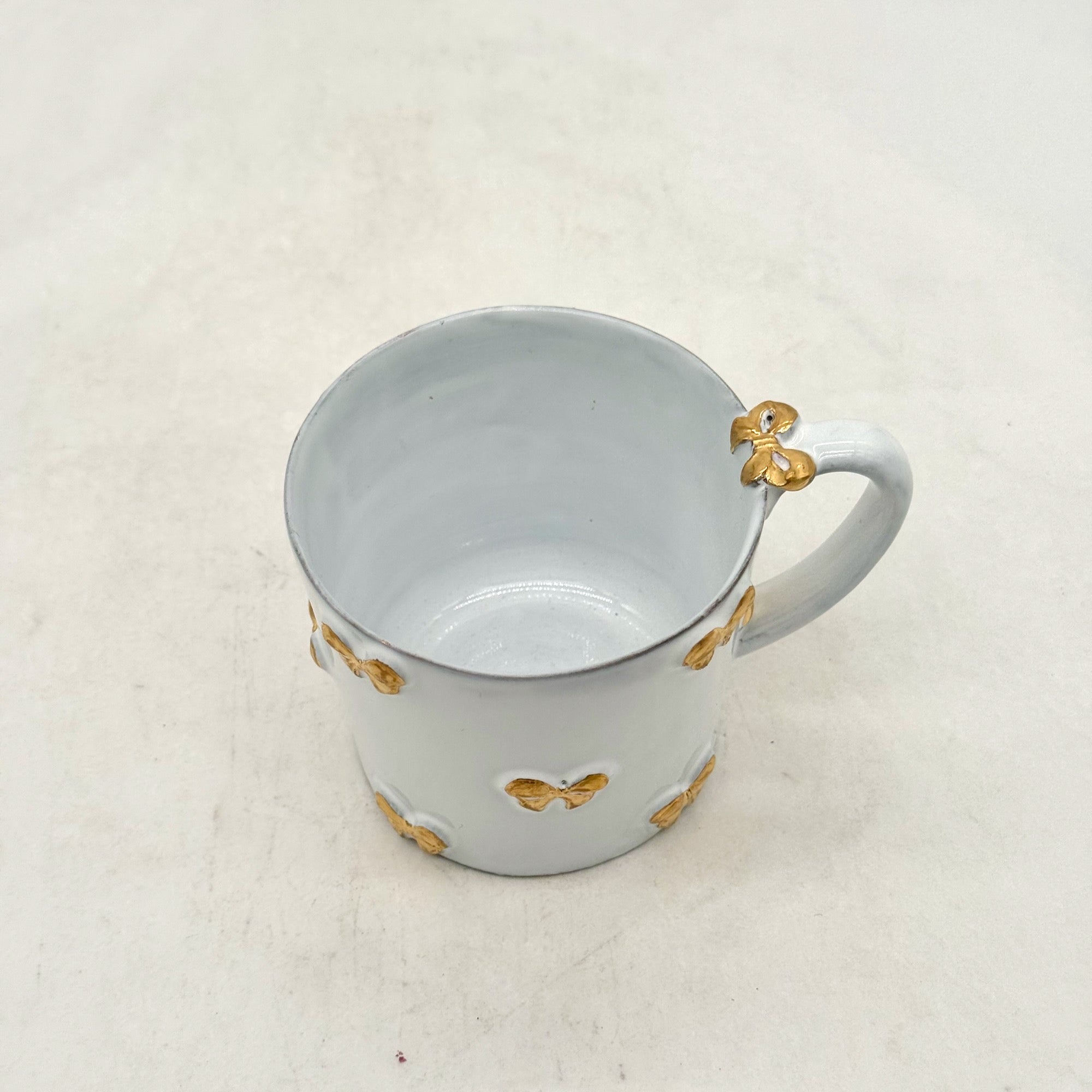 Nœud-Nœud gold mug with handle M