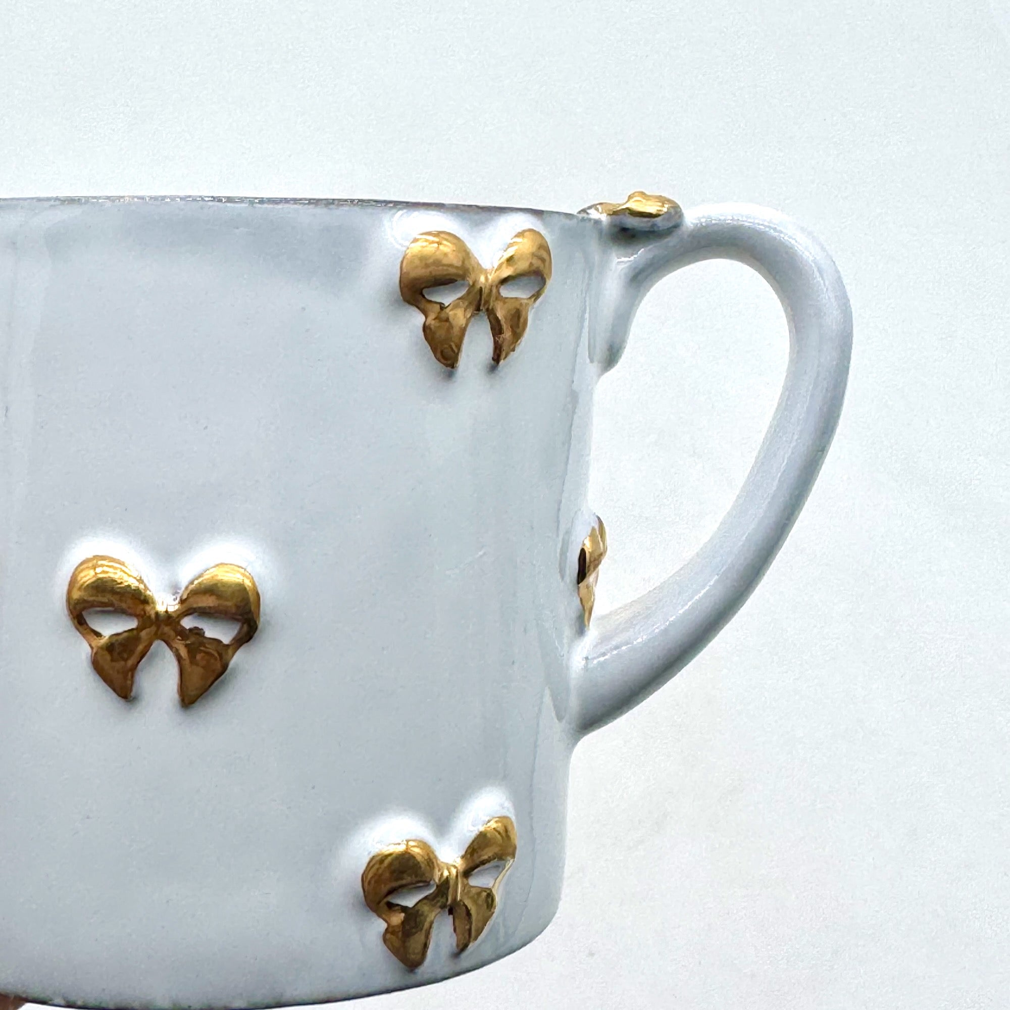 Nœud-Nœud gold mug with handle M