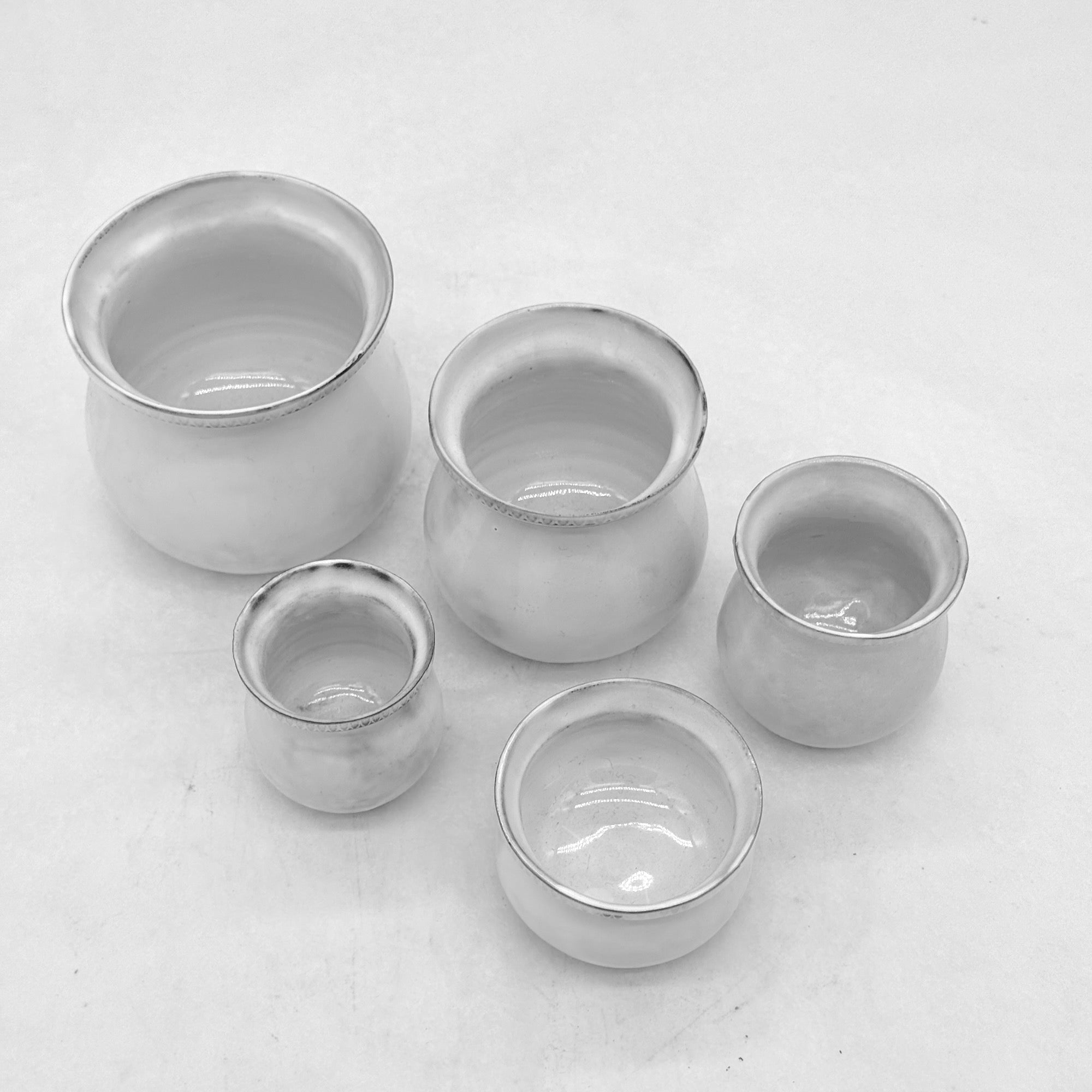 Set 5 Paris jars