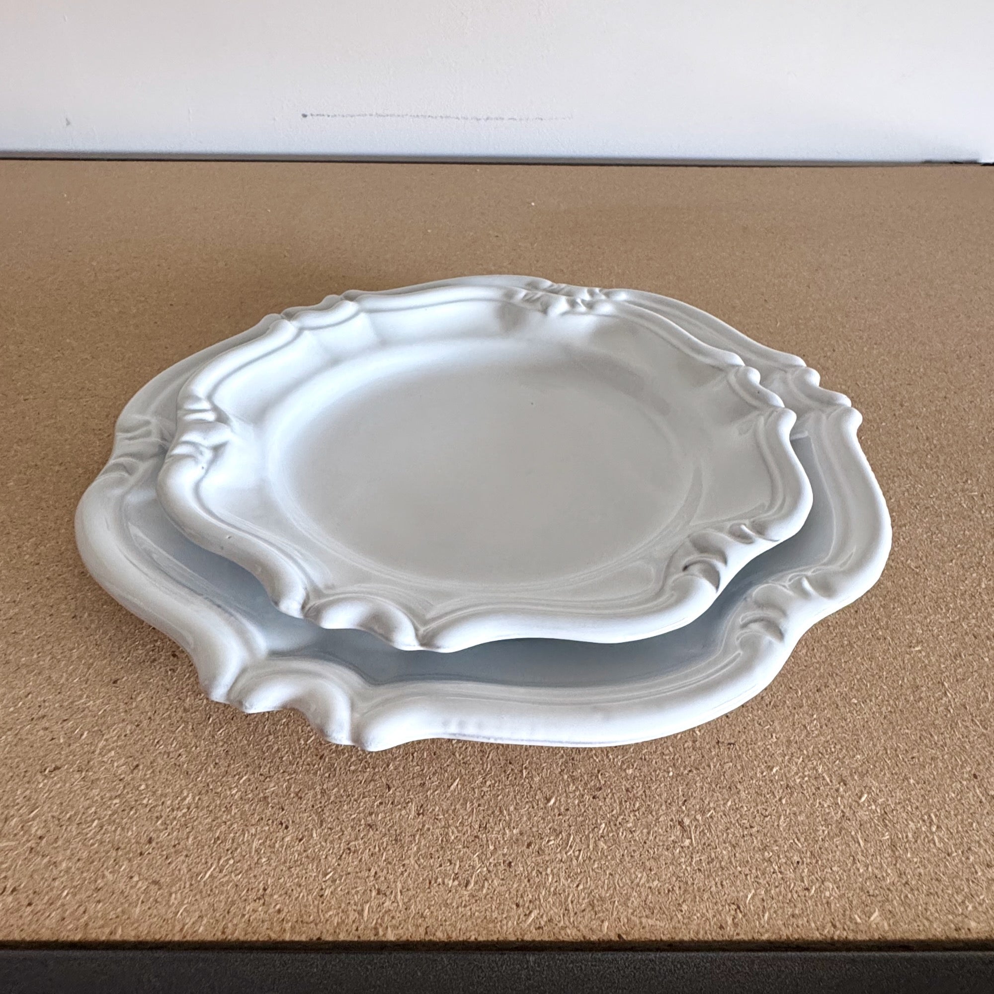 Set 1 x  assiette Saint-Jacques ⌀ 25 + 1 x assiette Saint-Jacques ⌀ 21