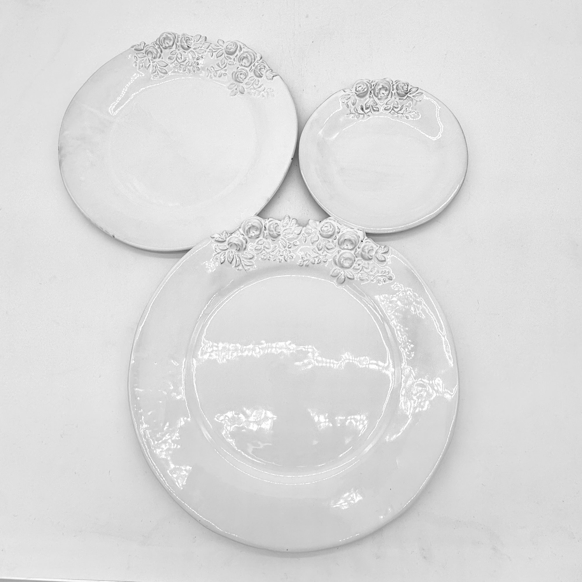 Rose plate set ⌀18 + ⌀25 + ⌀29