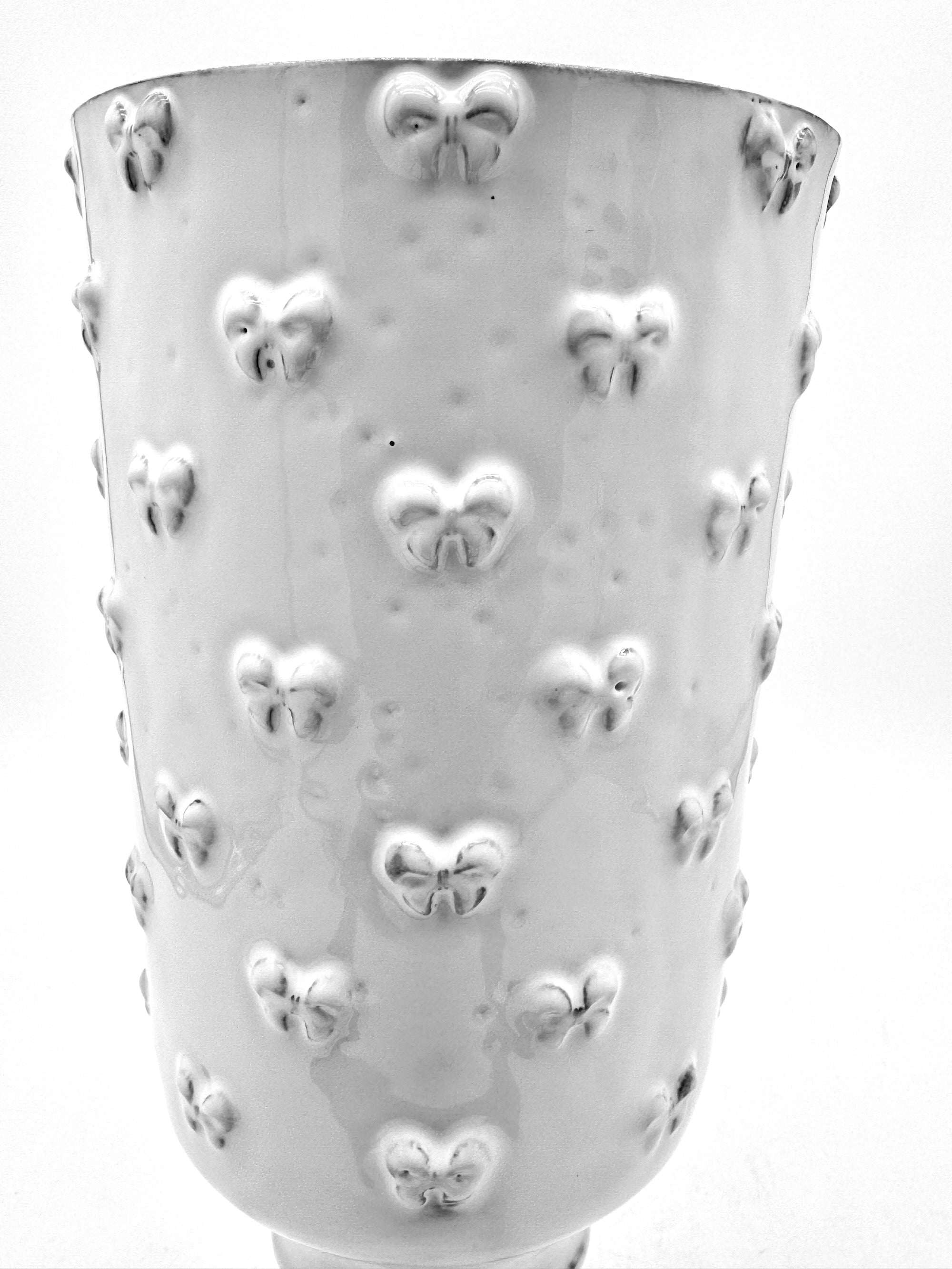 Vase à pied Nœud-Nœud