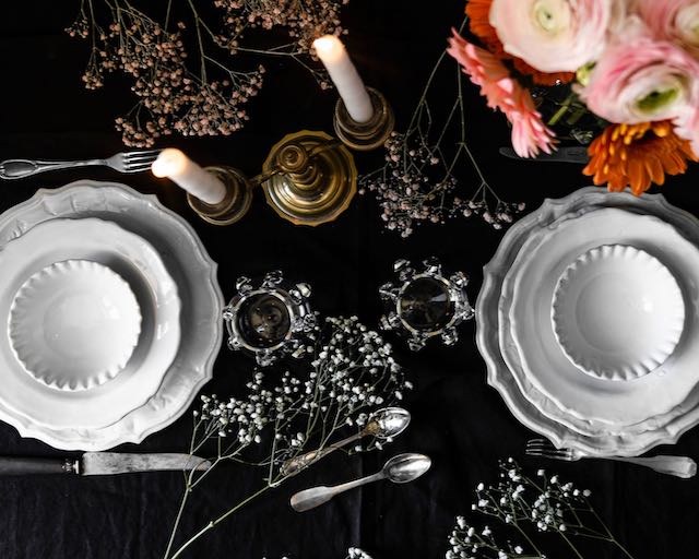 Tableware handmade by Mathilde Carron-Astier de Villatte