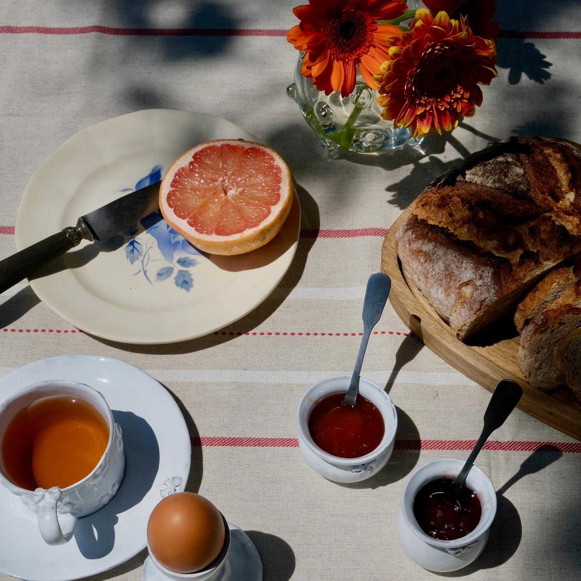 Blue flower plate-CARRON-Paris