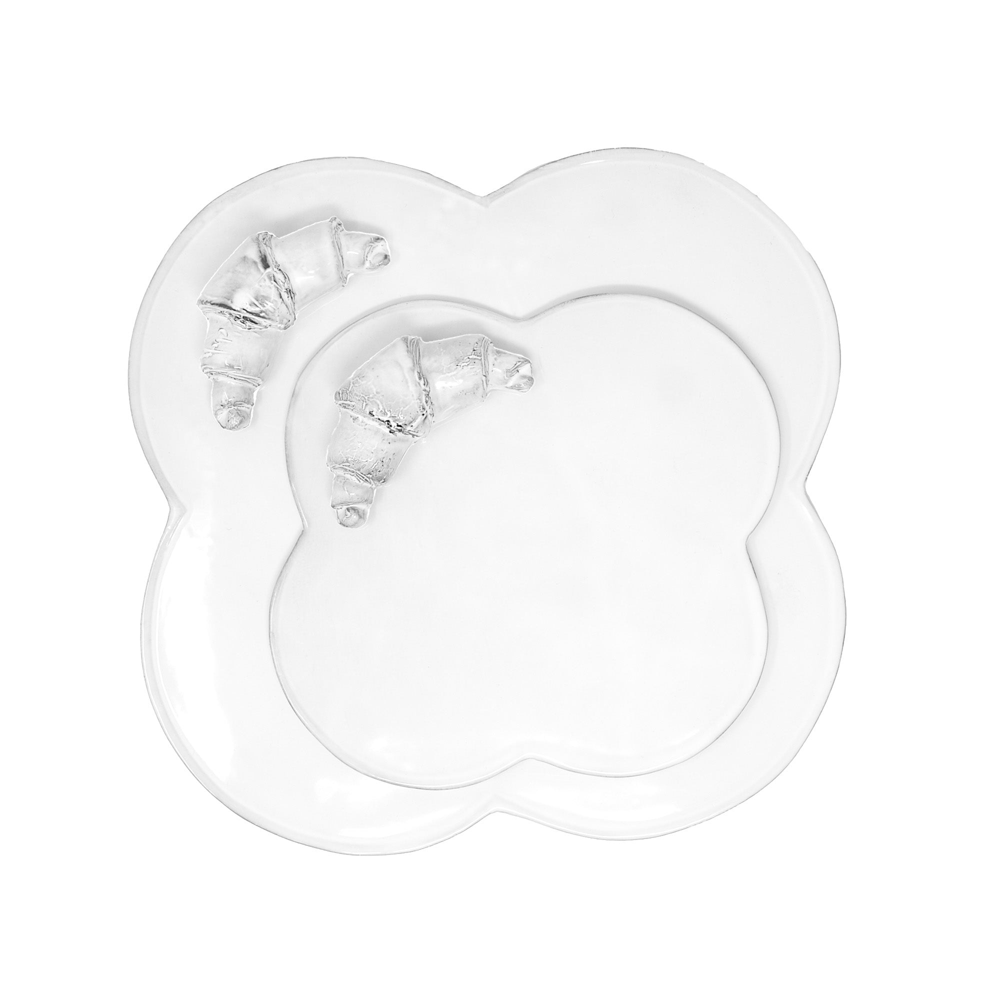 Croissant plate - handmade French faience by CARRON Paris