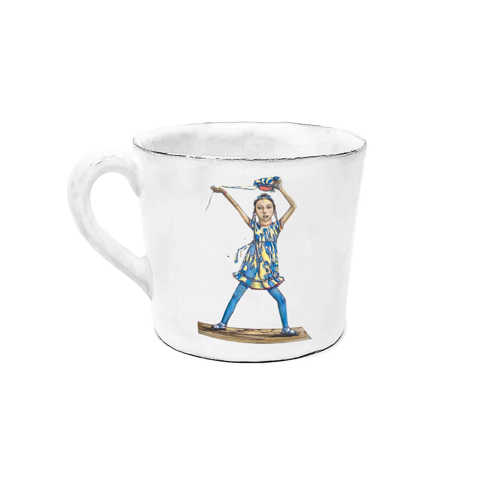 Dancer mug with handle-S (⌀7 H6)-CARRON-Paris