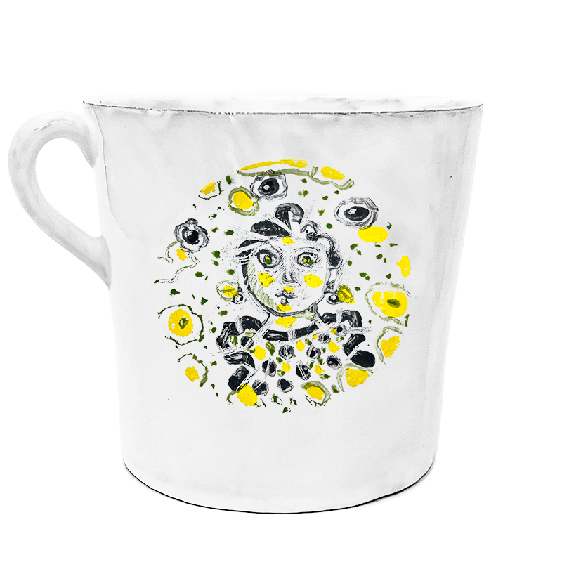 Mug Pierre Carron illustré#Illustration_Little girl#Type_Mug
