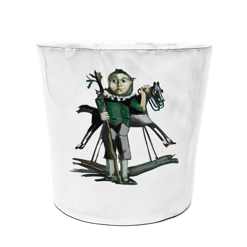 Mug Pierre Carron illustré#Illustration_The rocking horse#Type_Tumbler