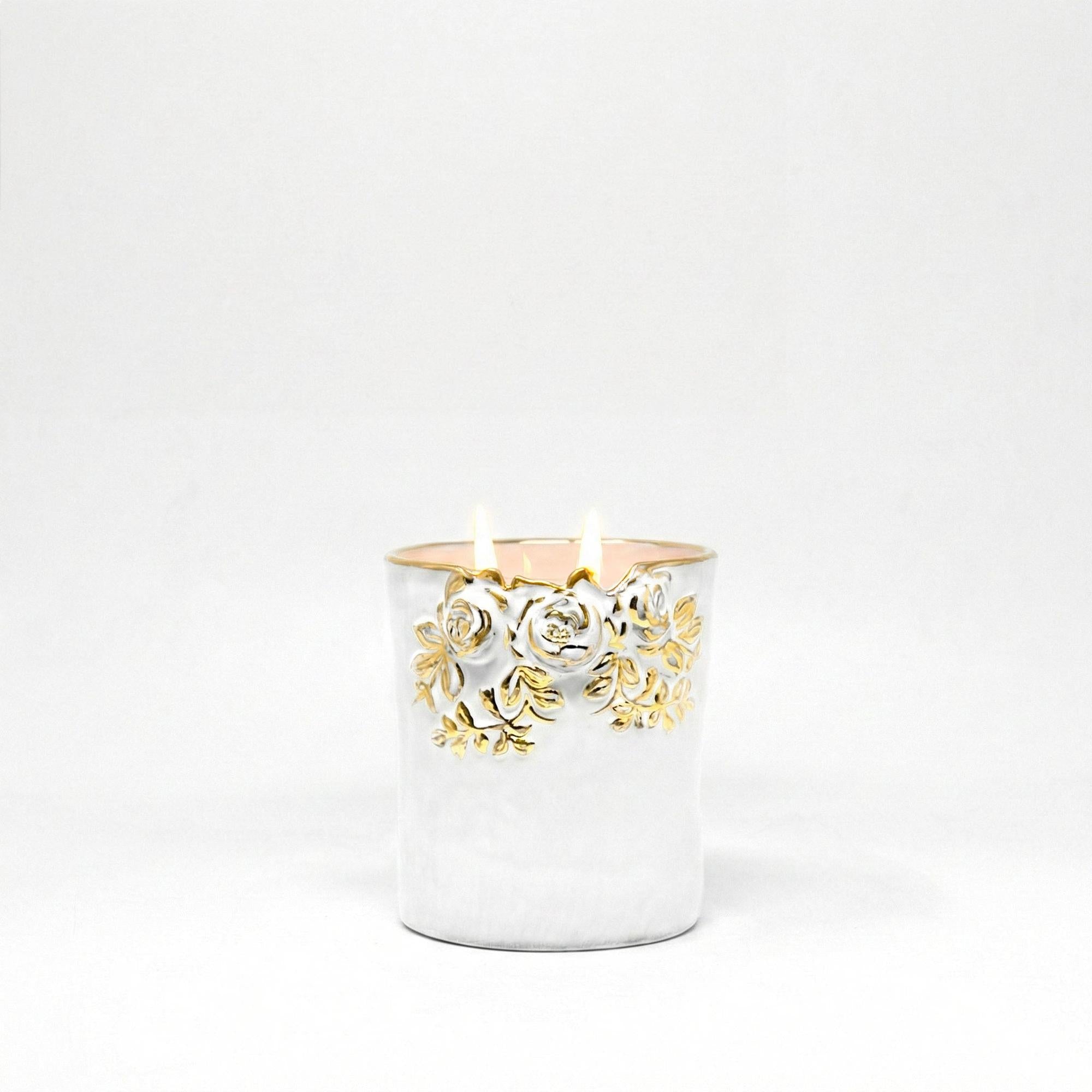 La Vie en Rose gold candle