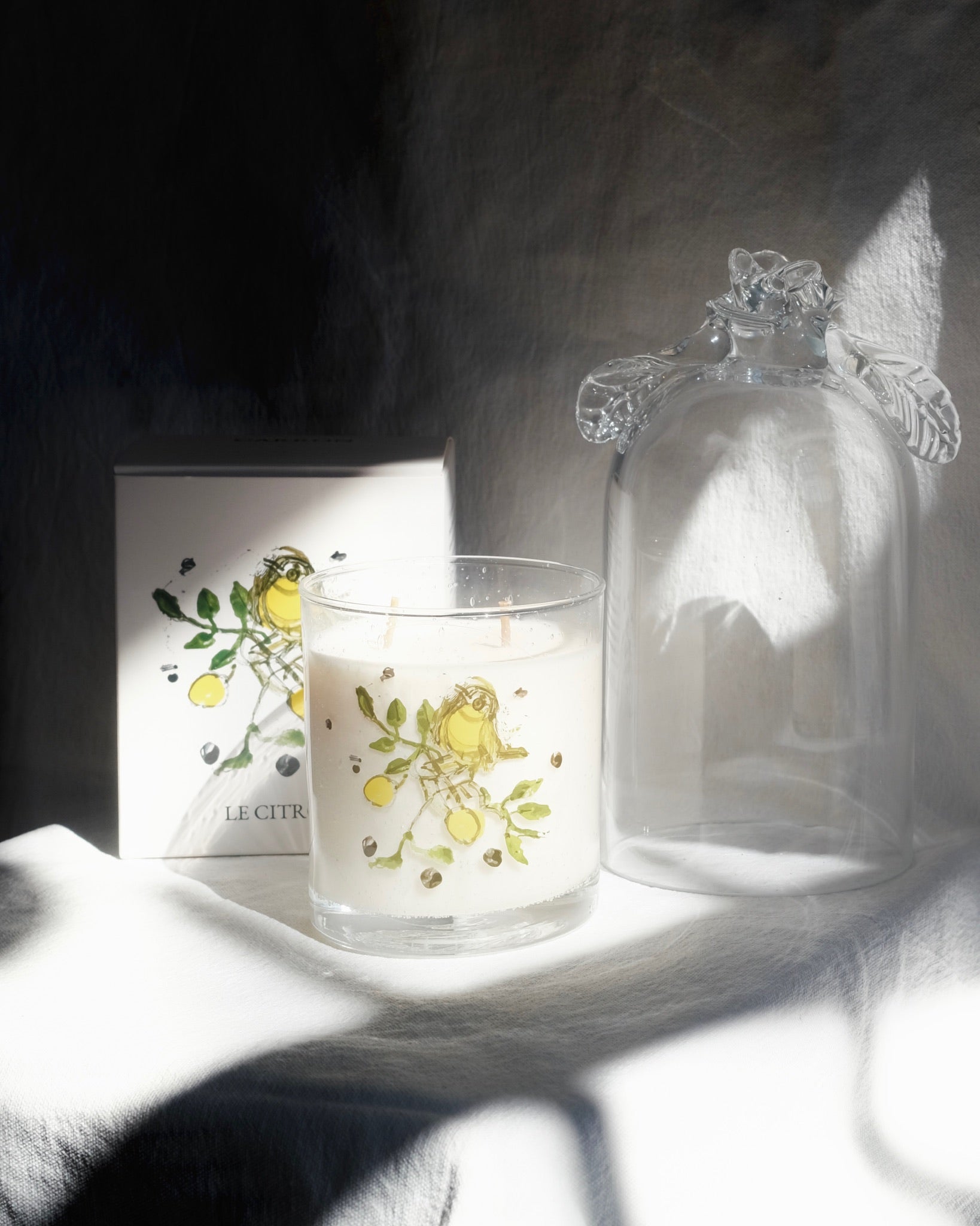 Le Citron candle & cloche-CARRON-Paris