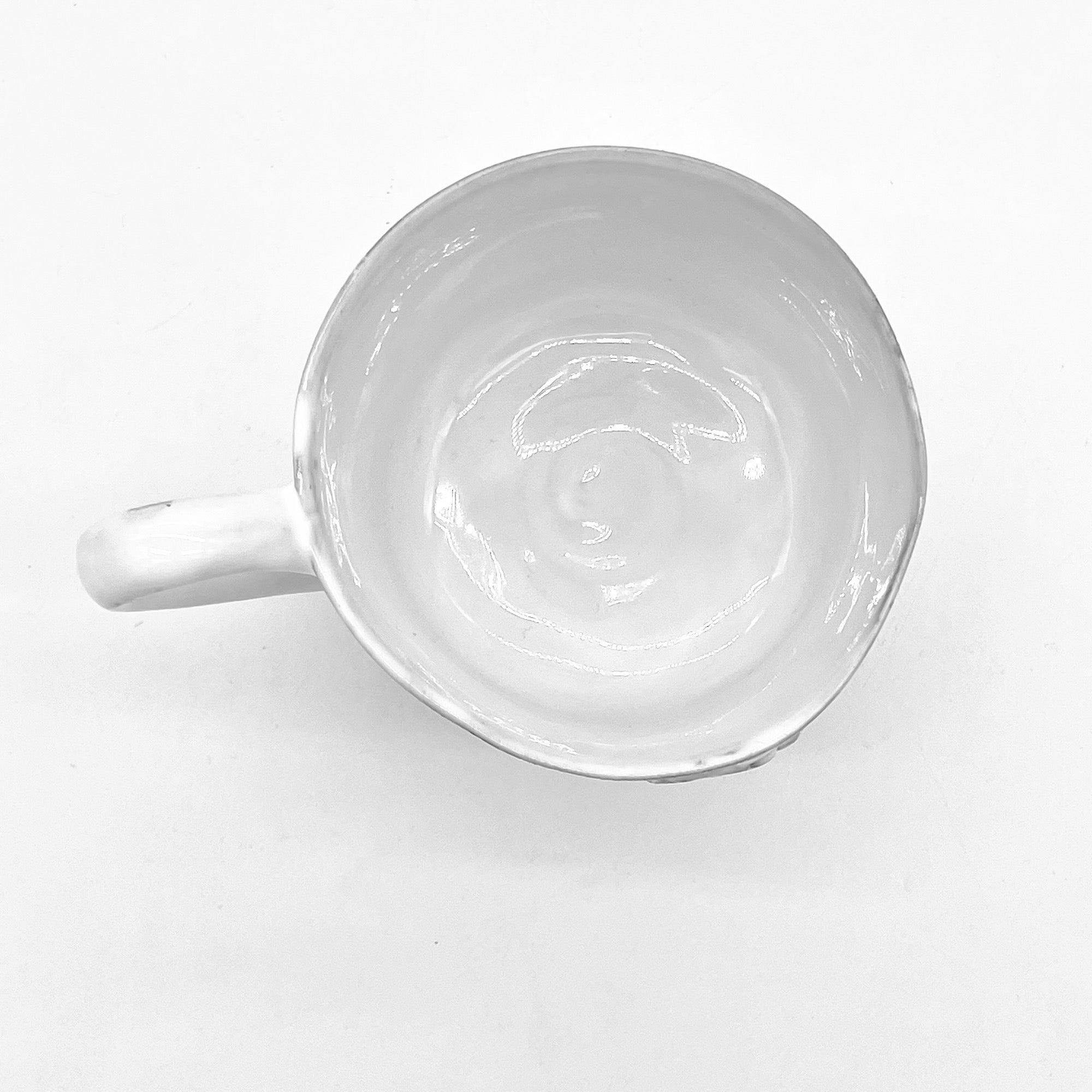 Letter seal mug with handle "Y"-CARRON-Paris