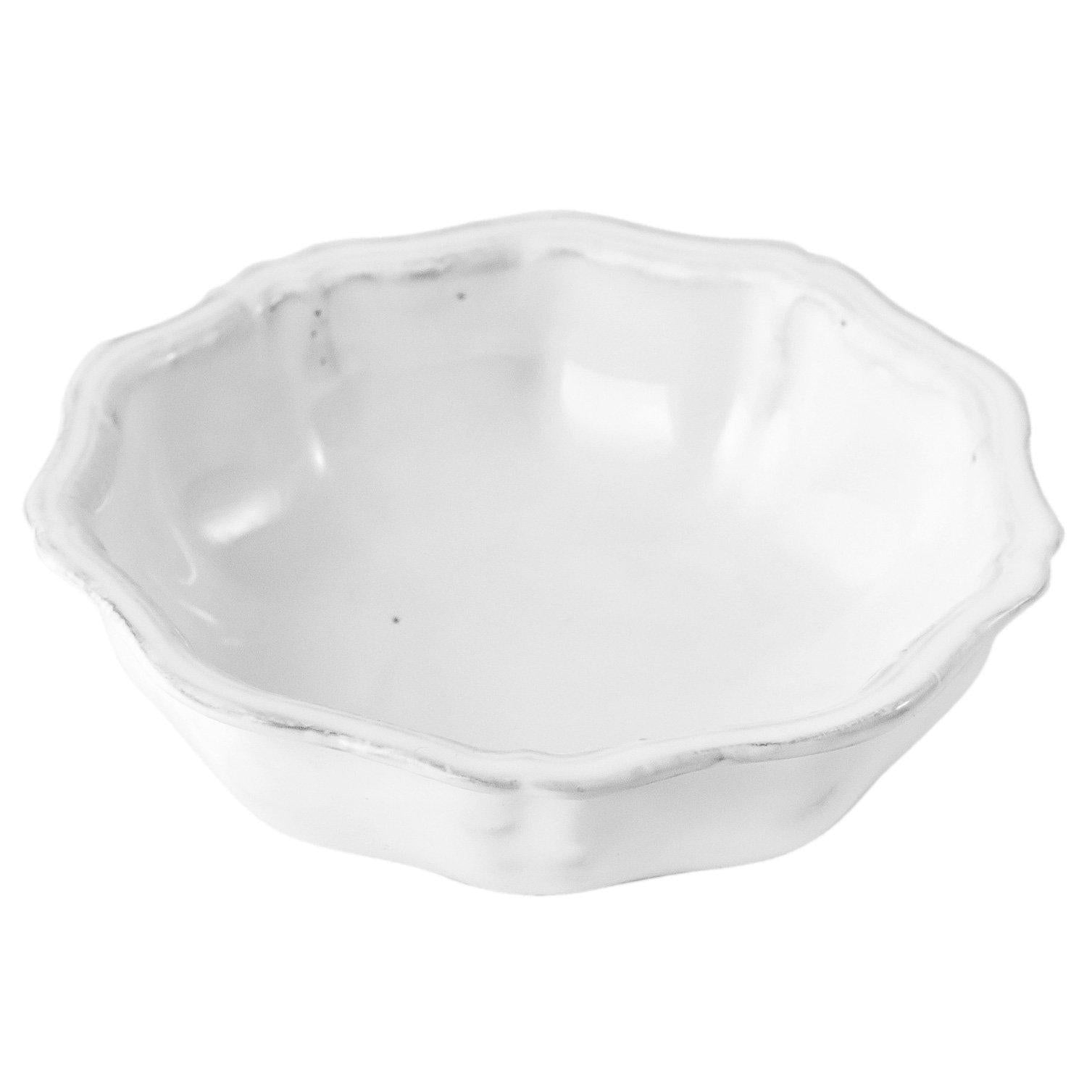 Louis XV salad bowl - handmade French faience by CARRON Paris